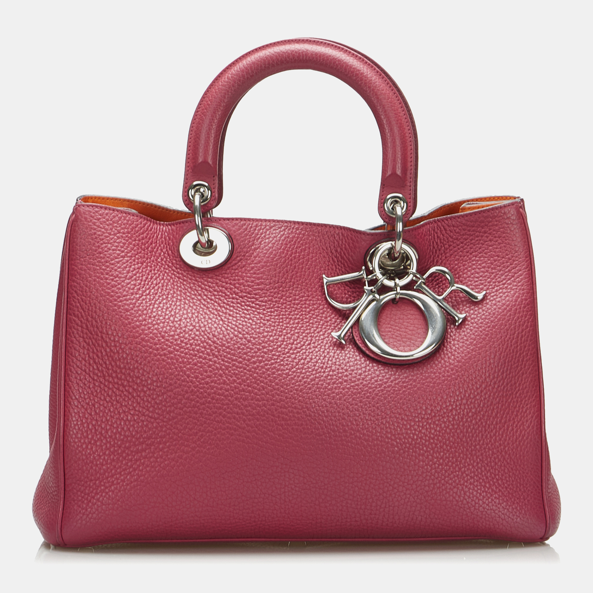 

Dior Pink Medium Calfskin Diorissimo Tote