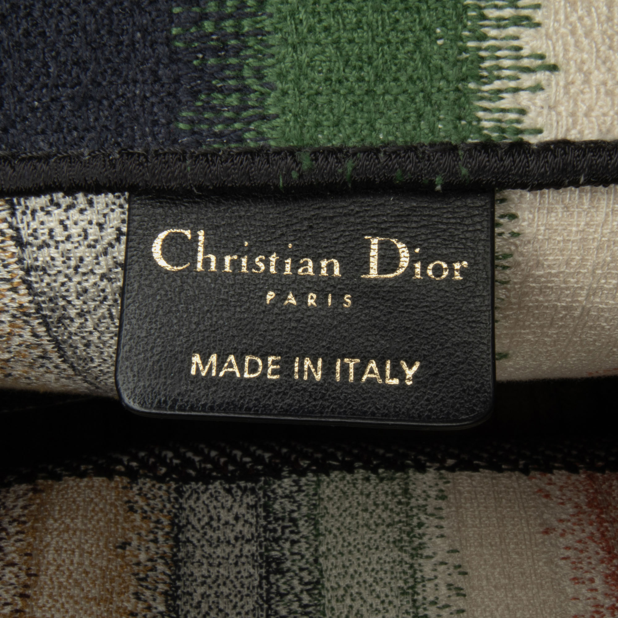 Dior Multicolor Large Striped Book Tote 