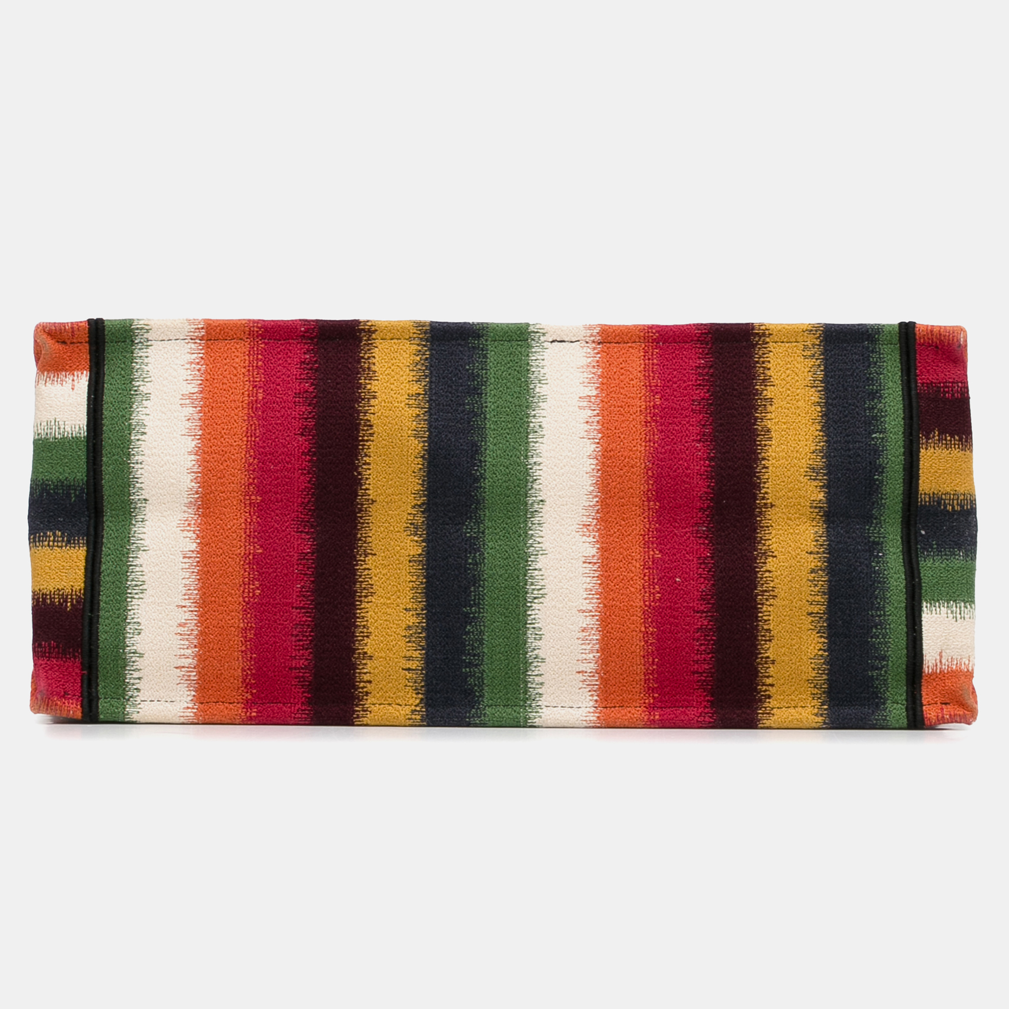 Dior Multicolor Large Striped Book Tote 