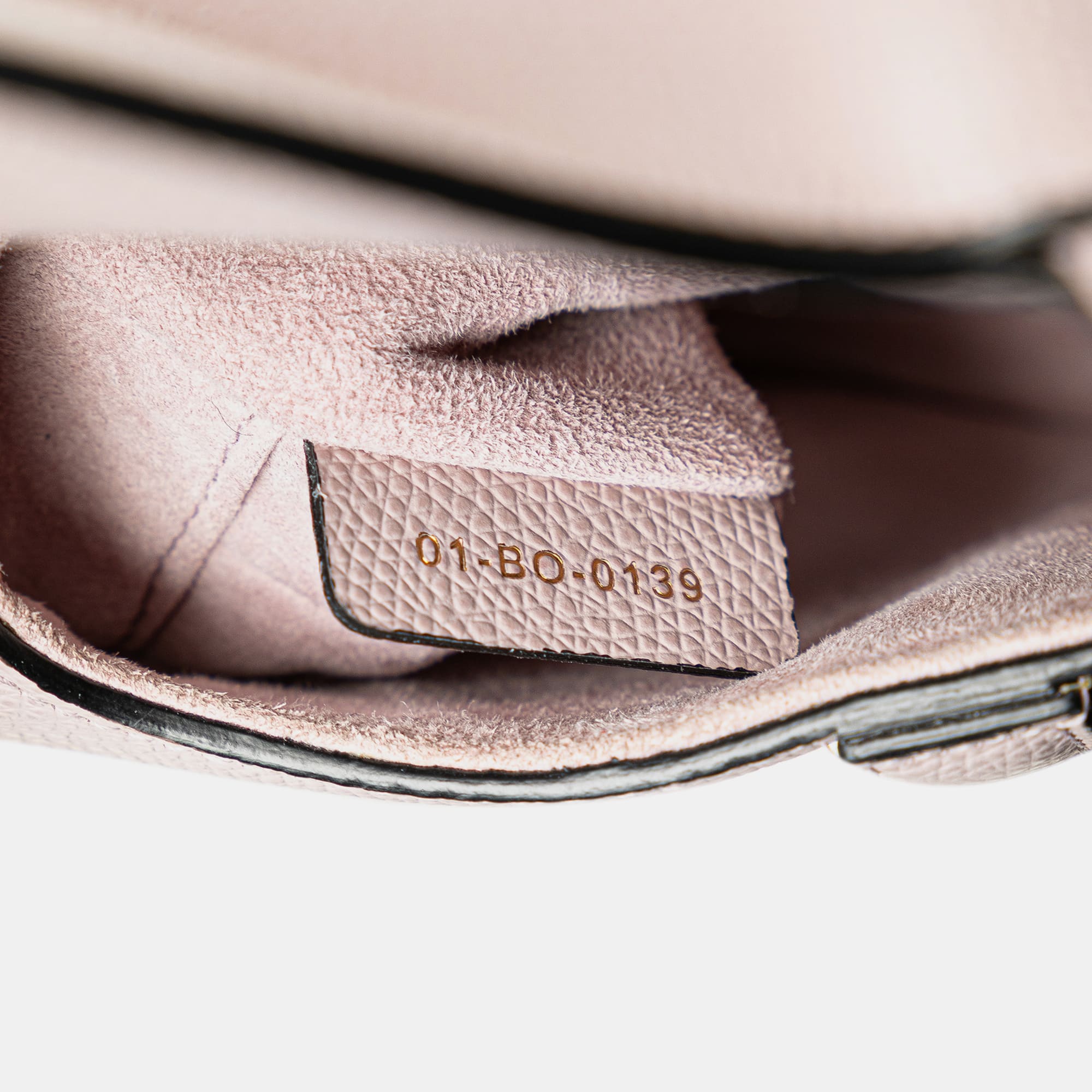Dior Pink Mini Leather Saddle Bag 