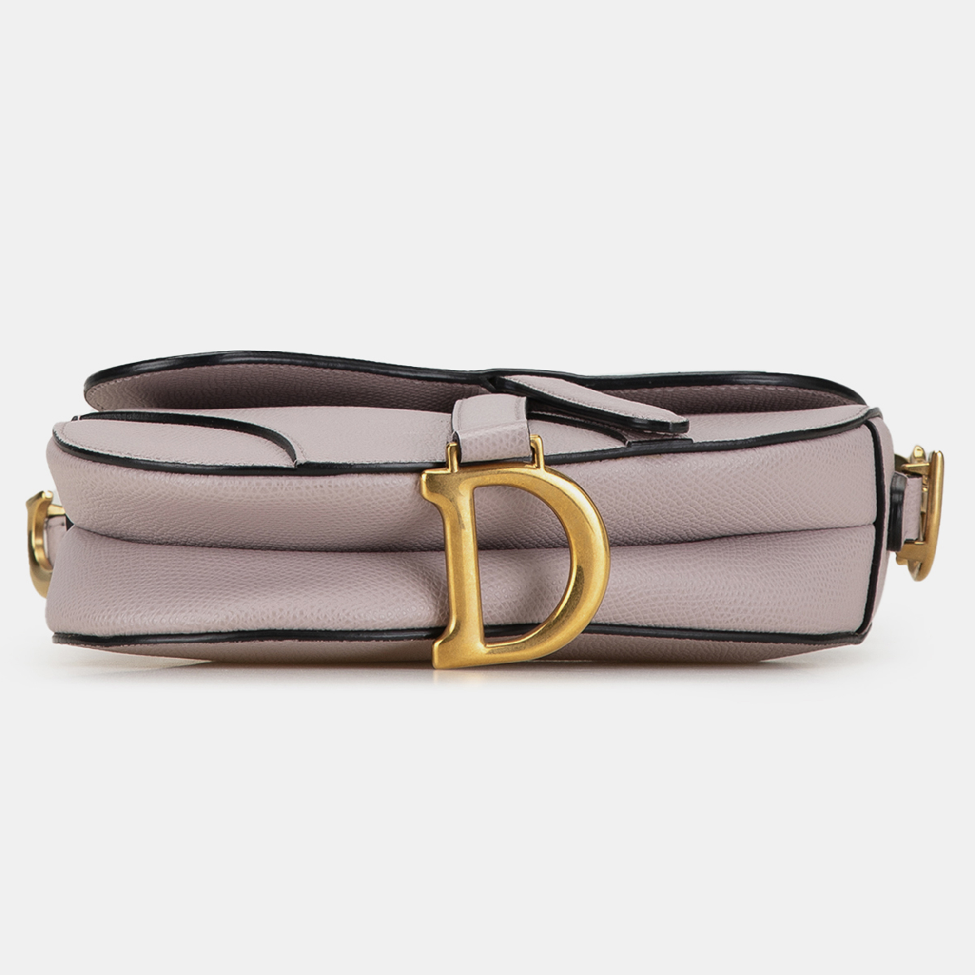 Dior Pink Mini Leather Saddle Bag 