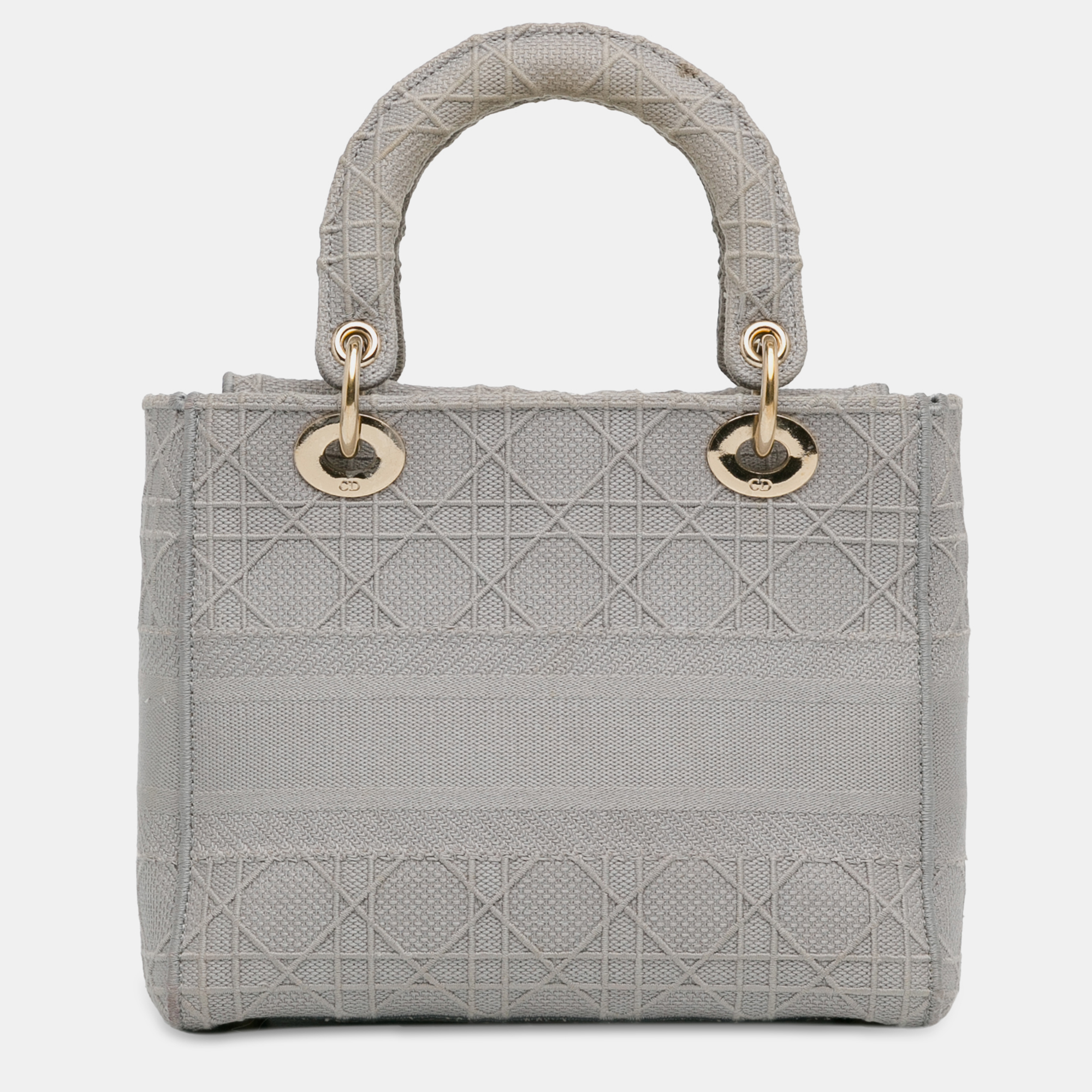 Dior Grey Medium Cannage Lady D-Lite 