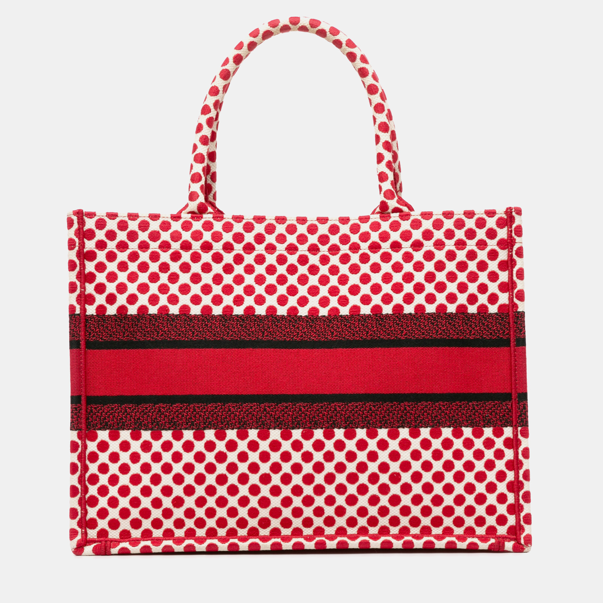 Dior Red Medium Dioramour Book Tote 