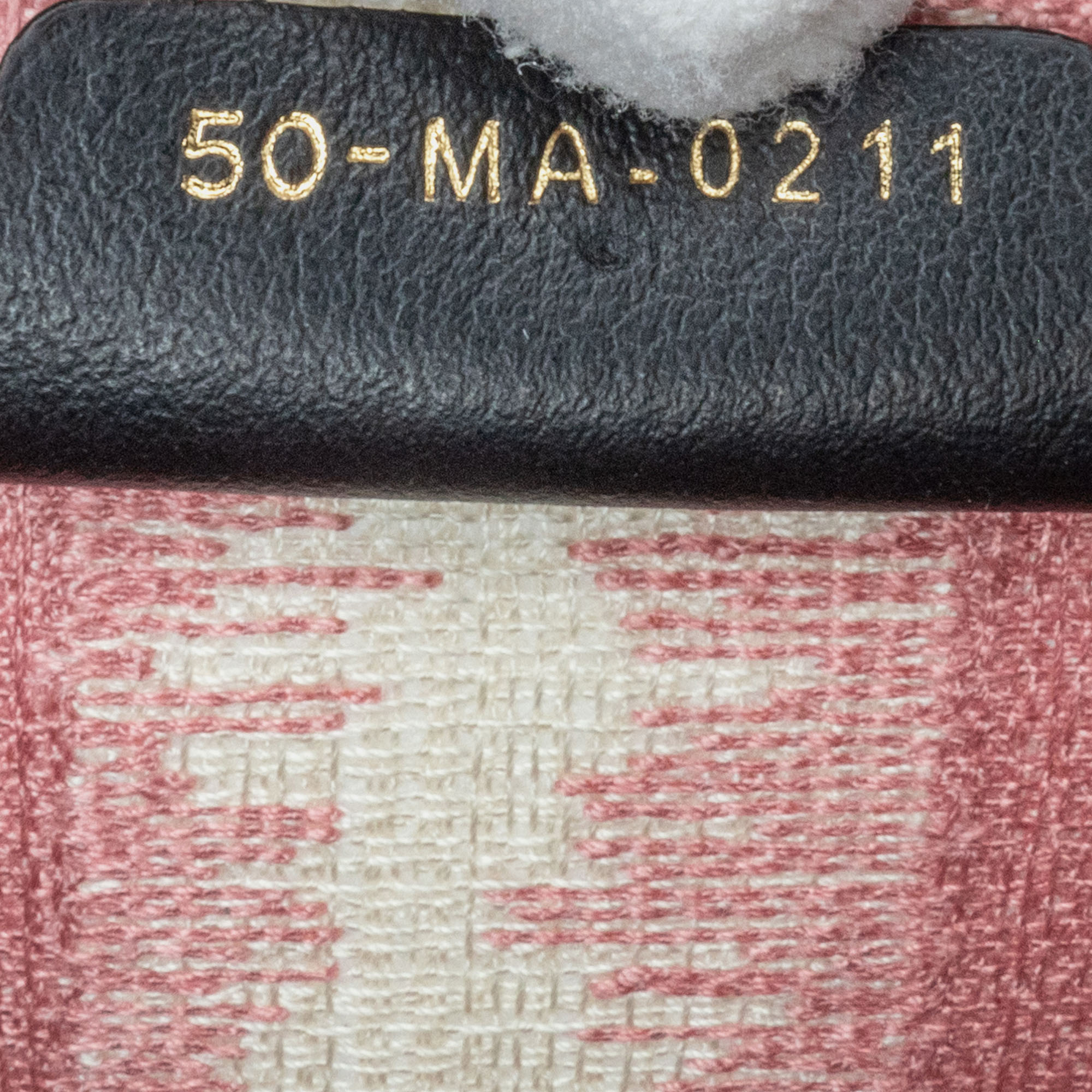 Dior Pink Large Striped Book Tote 