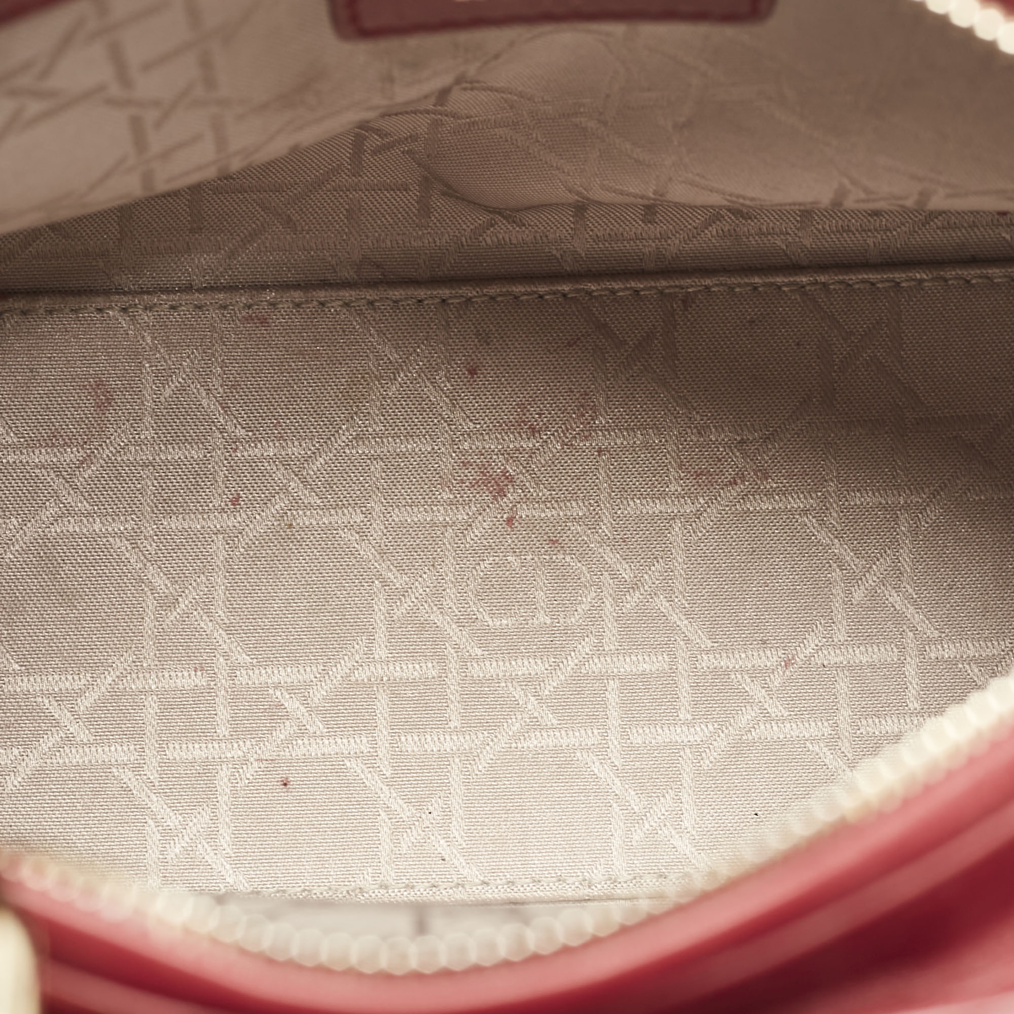 Dior Red Cannage Leather Medium Lady Dior Tote 