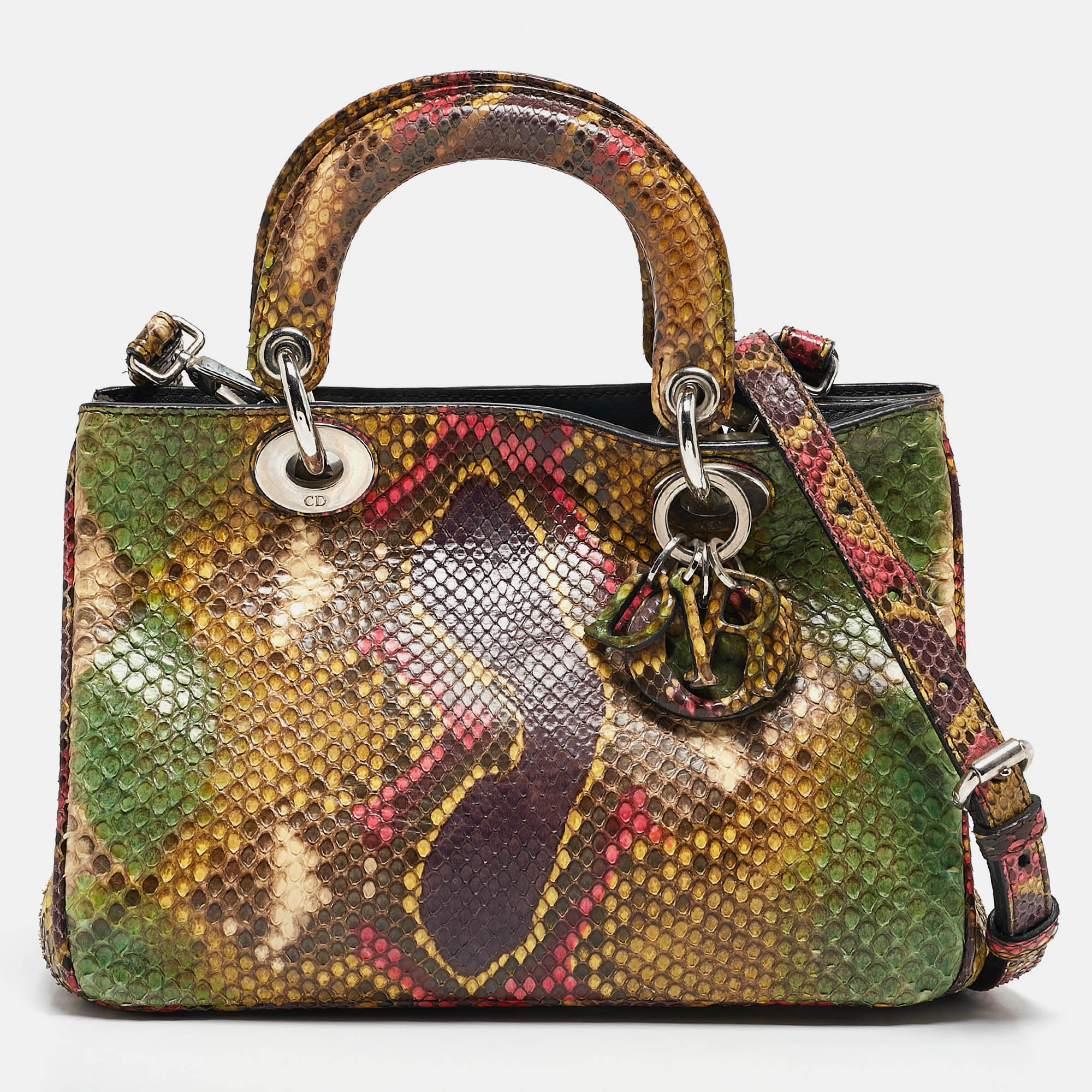 

Dior Multicolor Python Mini Diorissimo Tote