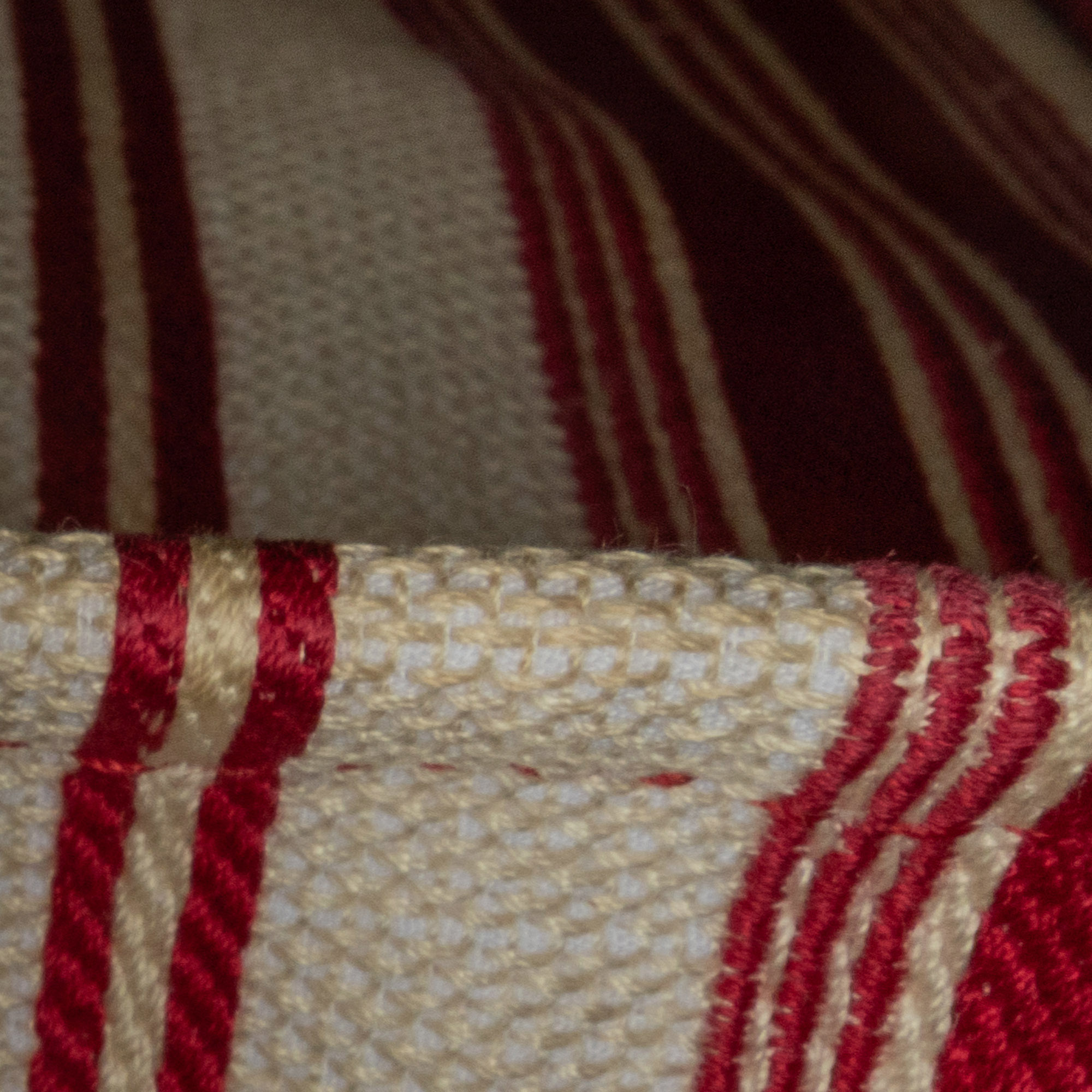 Dior Red Large Striped Book Tote 