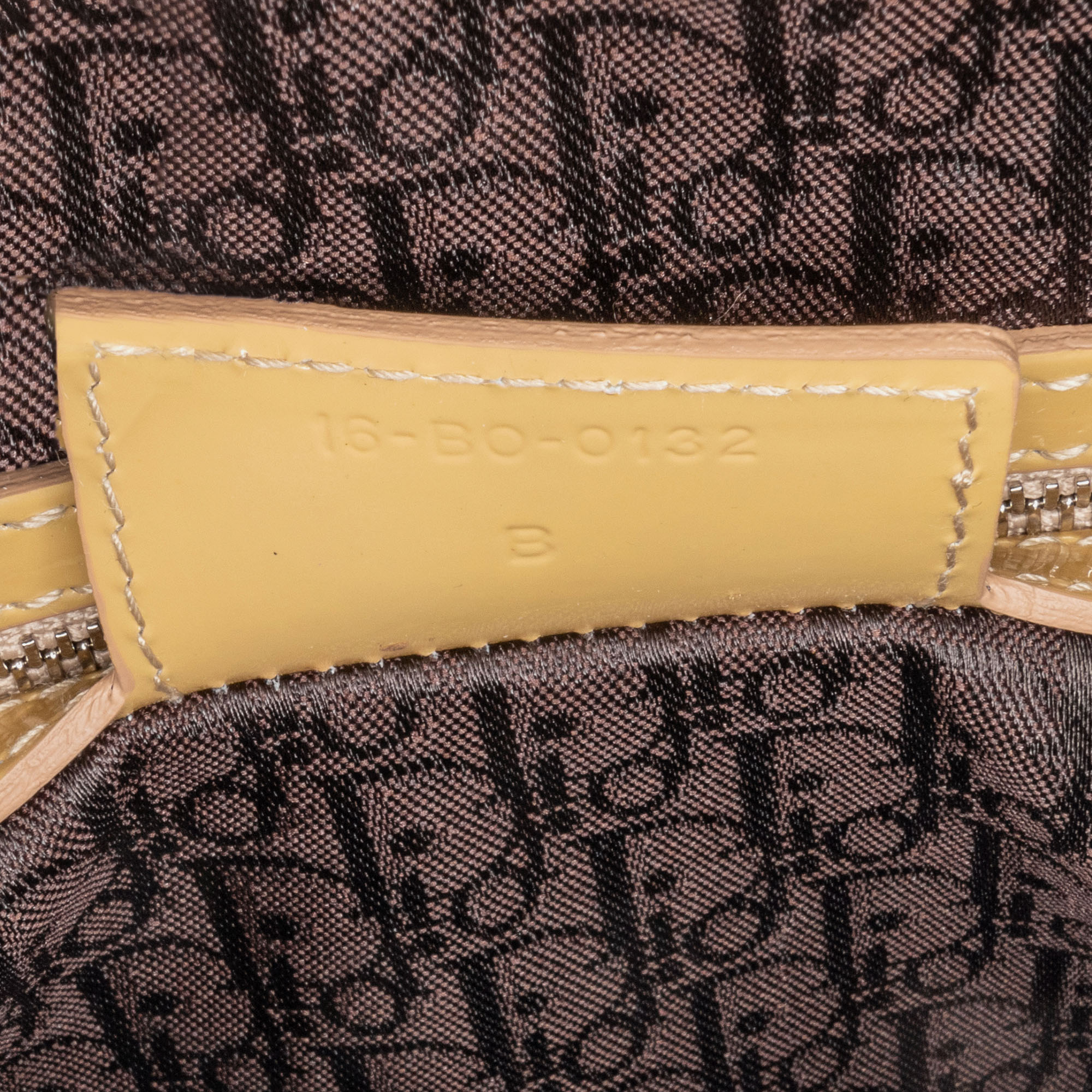 Dior Yellow Large Patent Cannage Lady Dior 