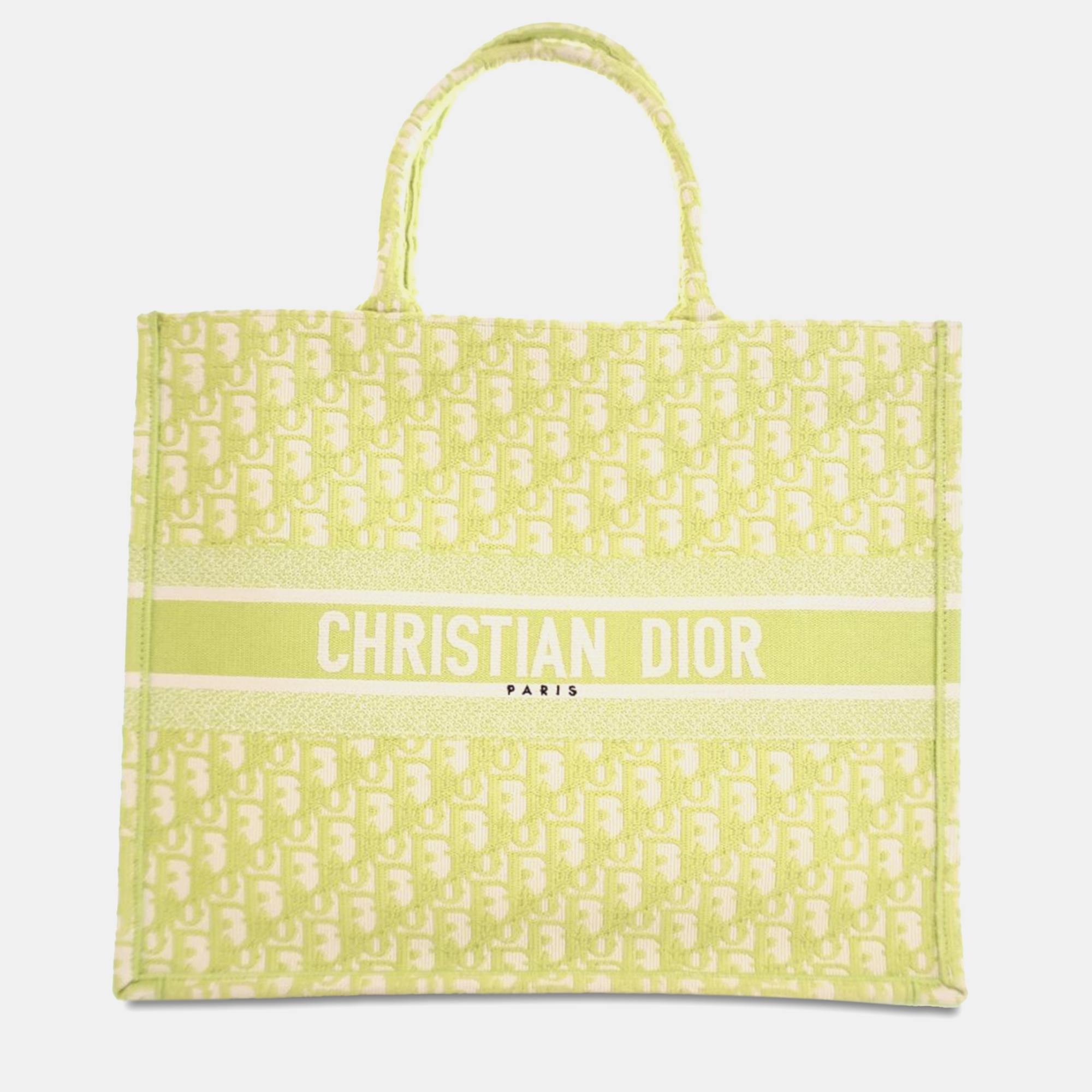 

Dior Green Large Oblique Book Tote