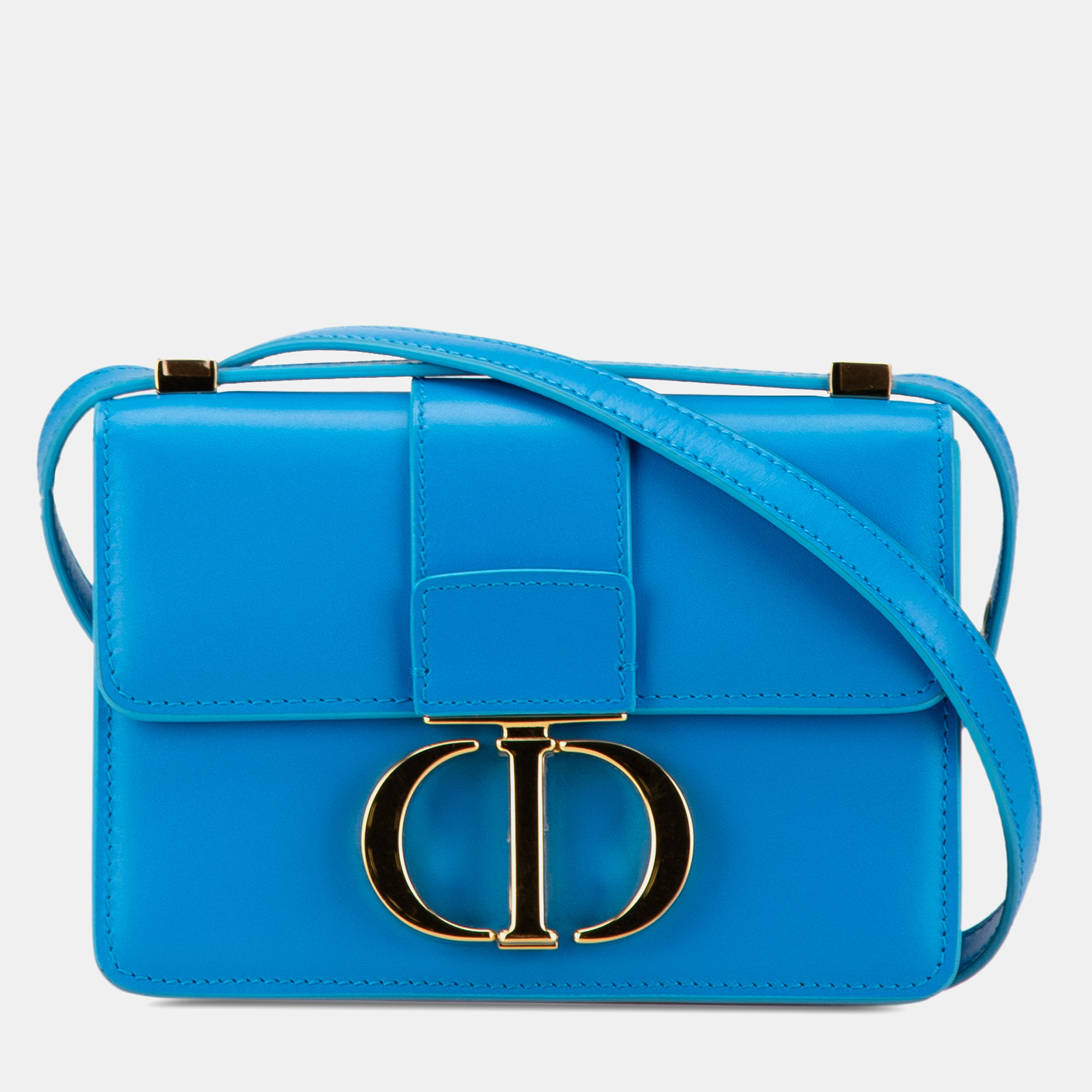 

Dior Blue Micro Smooth Calfskin 30 Montaigne Flap