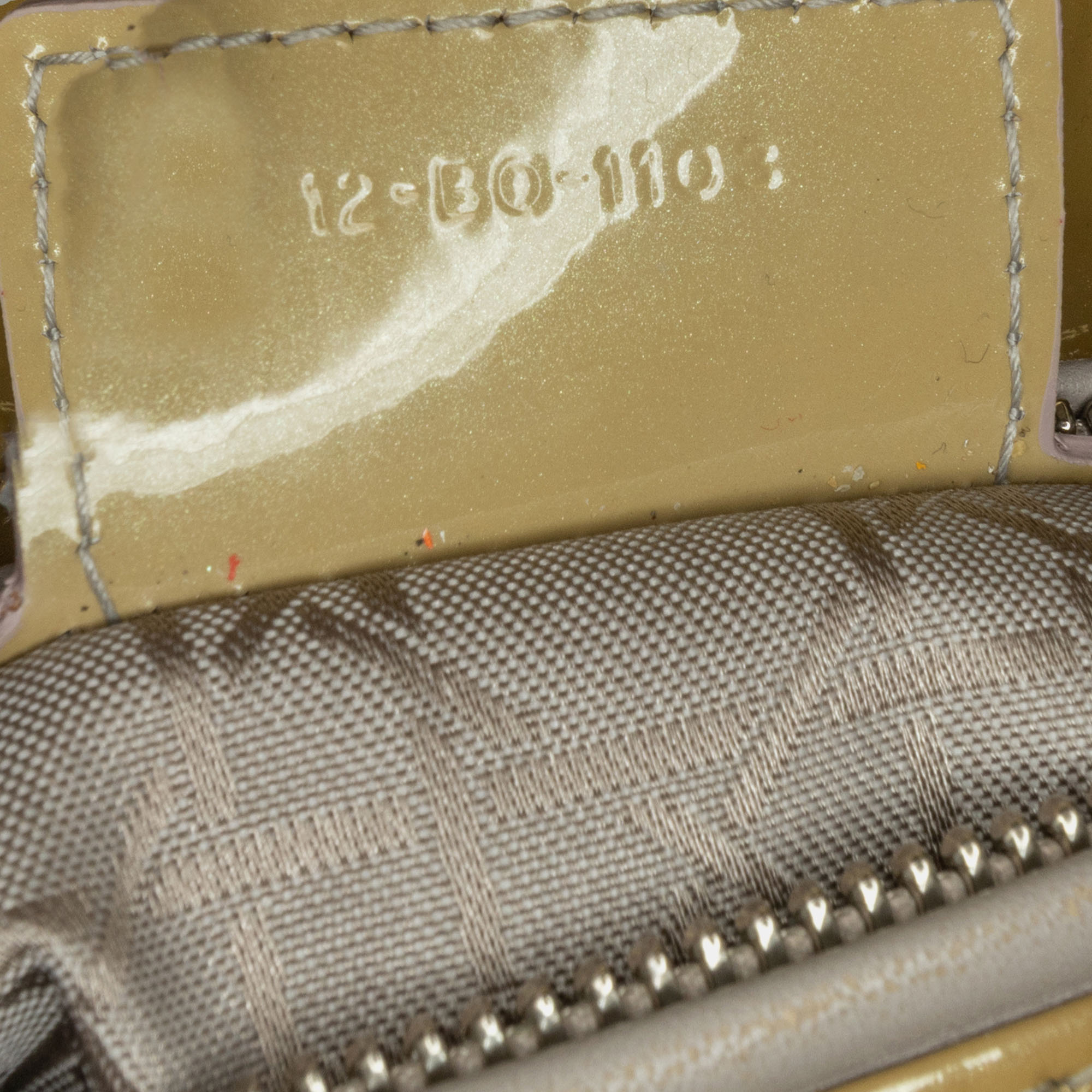 Dior Brown Medium Patent Cannage Lady Dior 