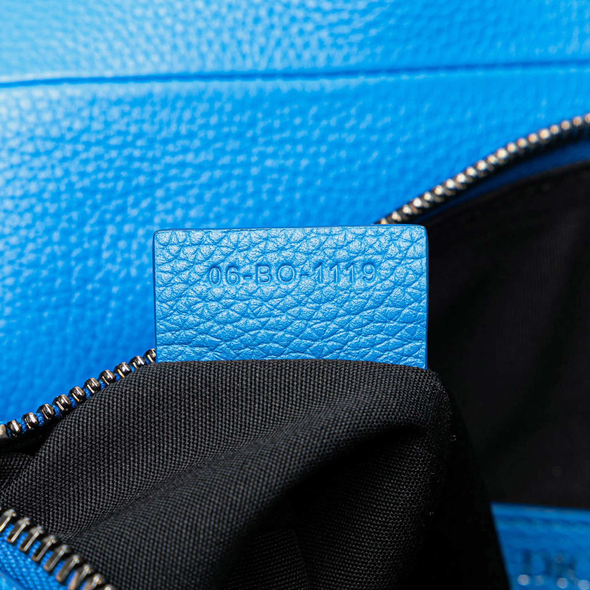 Dior Blue Leather Saddle Crossbody 