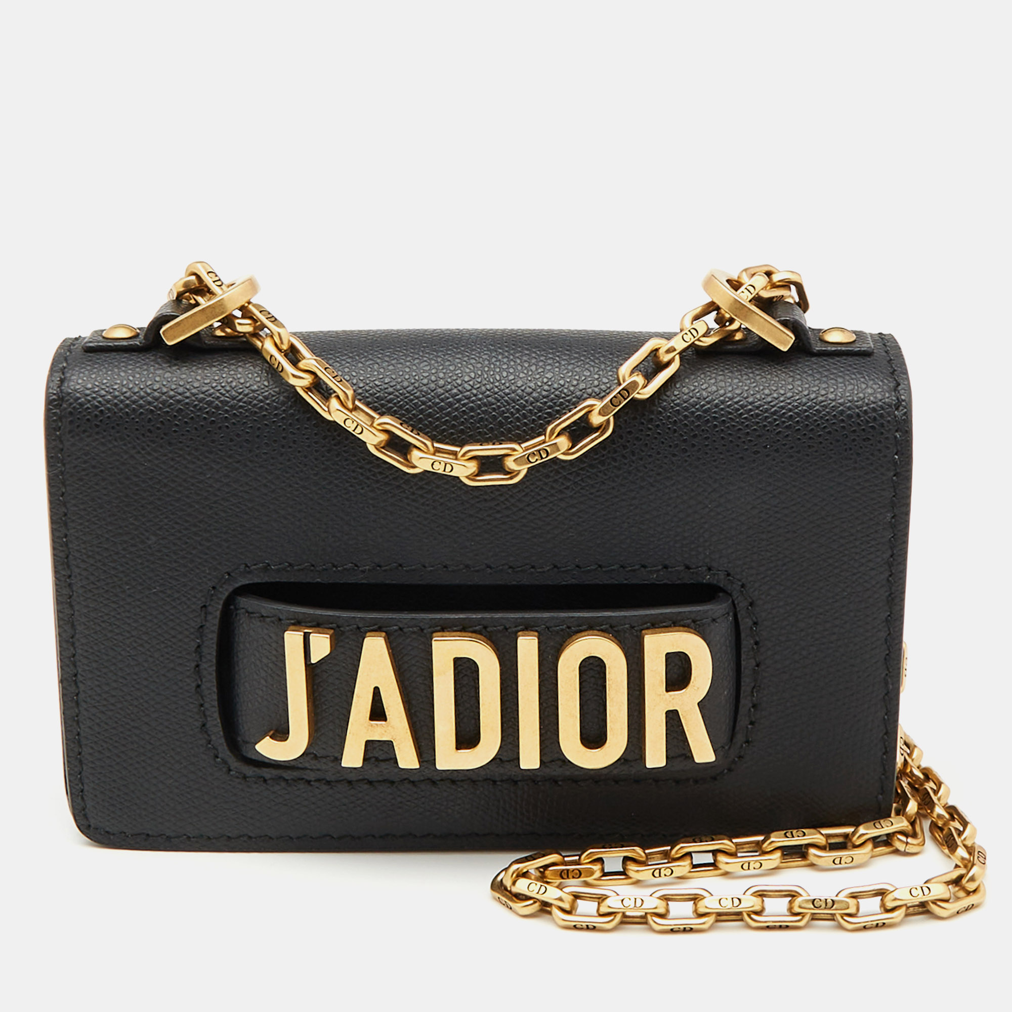 

Dior Black Leather Mini J'Adior Shoulder Bag