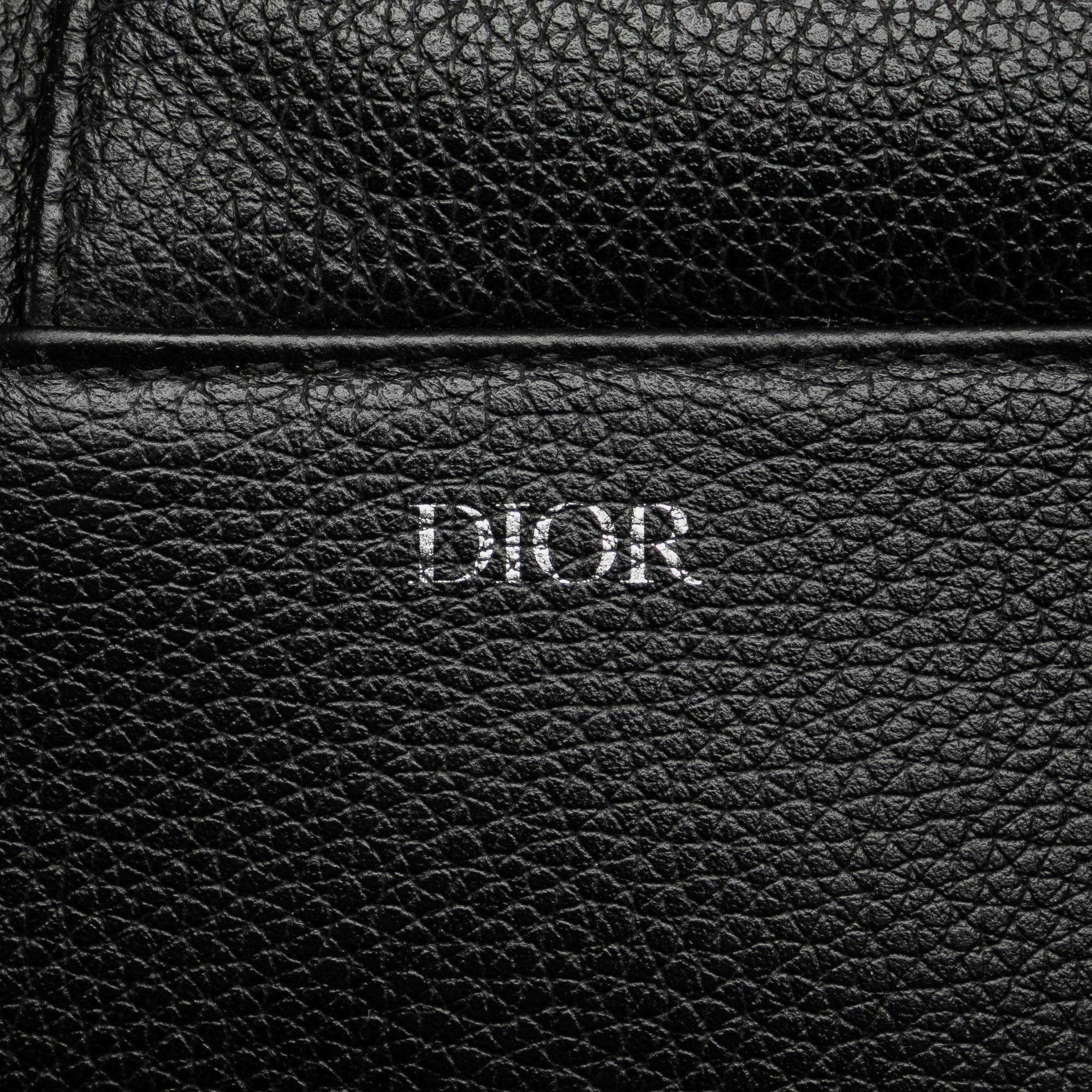 Dior Black Leather Saddle Crossbody 