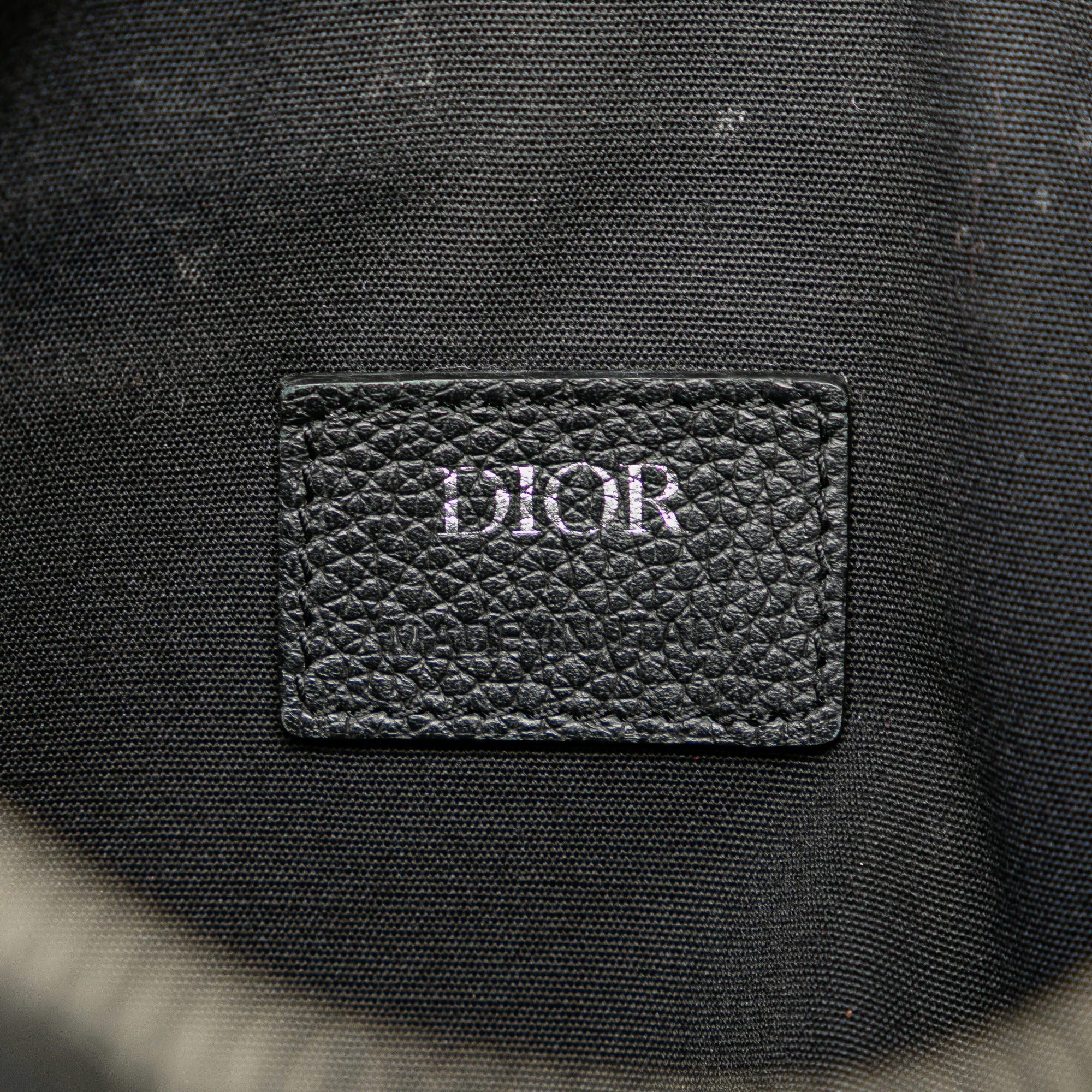 Dior Black Leather Saddle Crossbody 