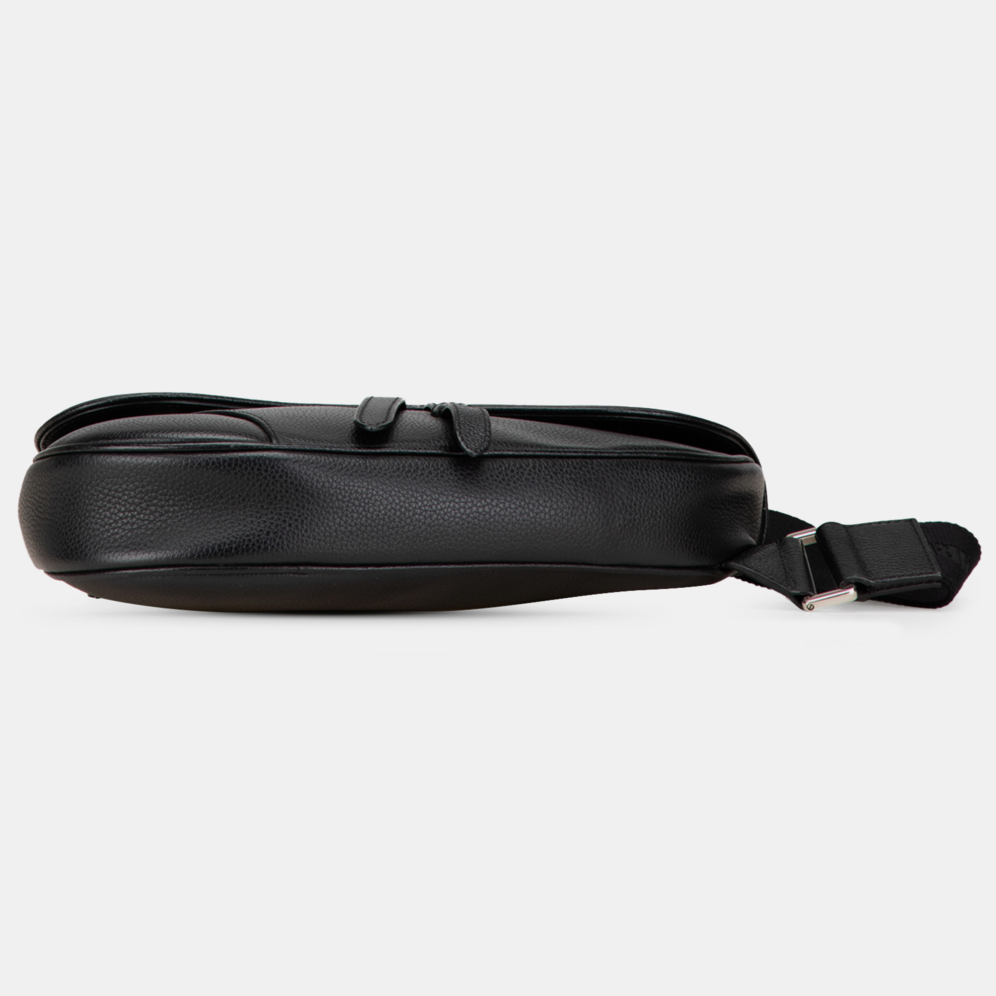 Dior Black Leather Saddle Crossbody 