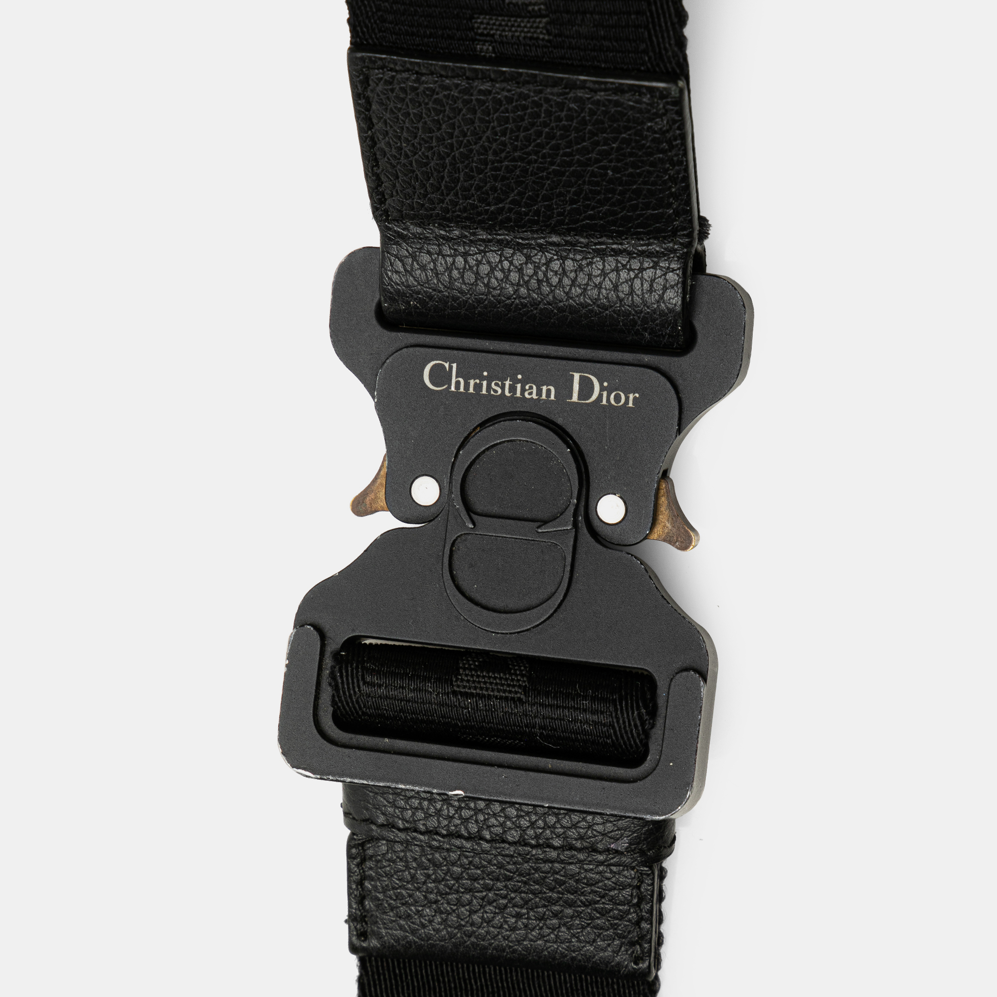 Dior Black Leather Saddle Crossbody 