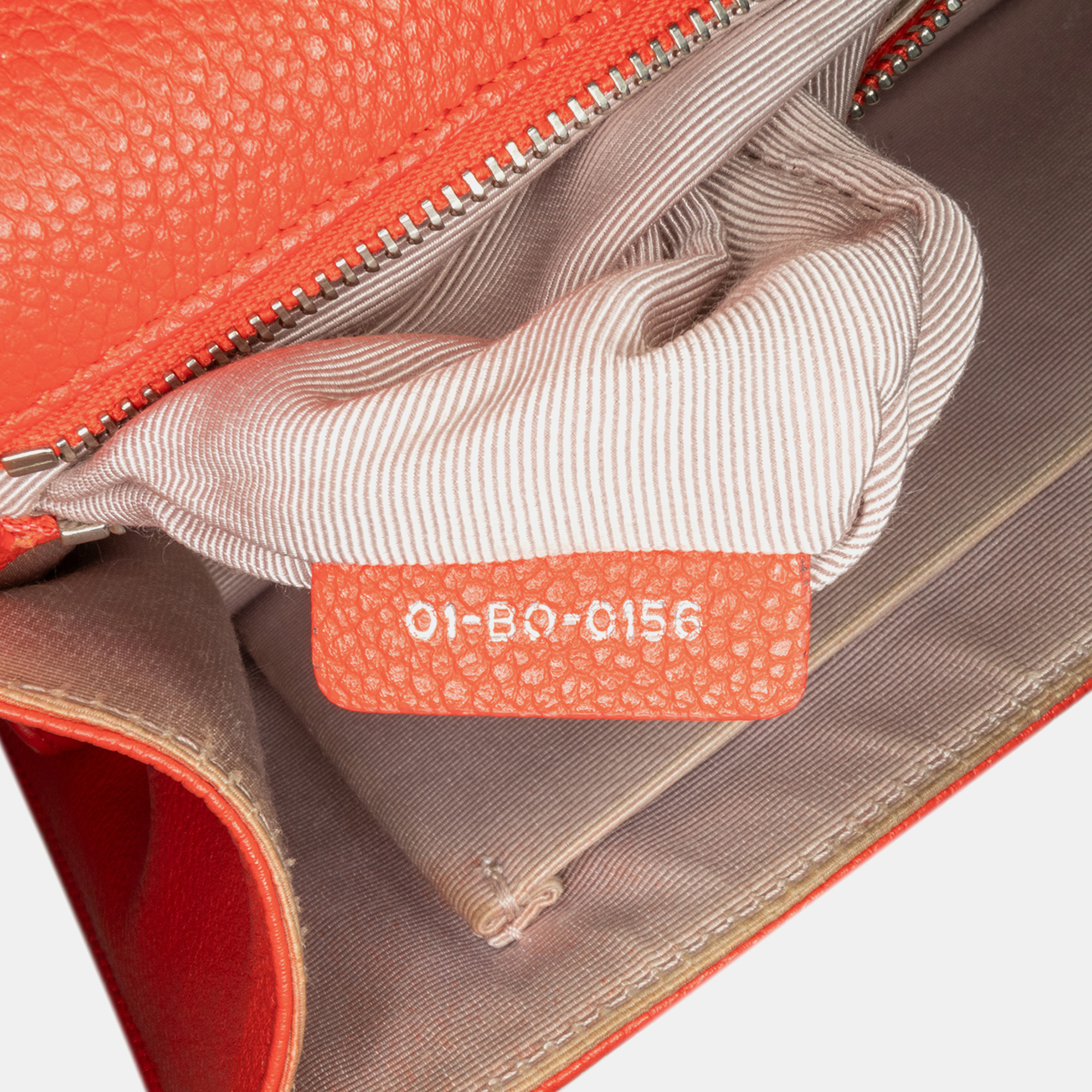 Dior Red Medium Grained Calfskin Diorama Flap 