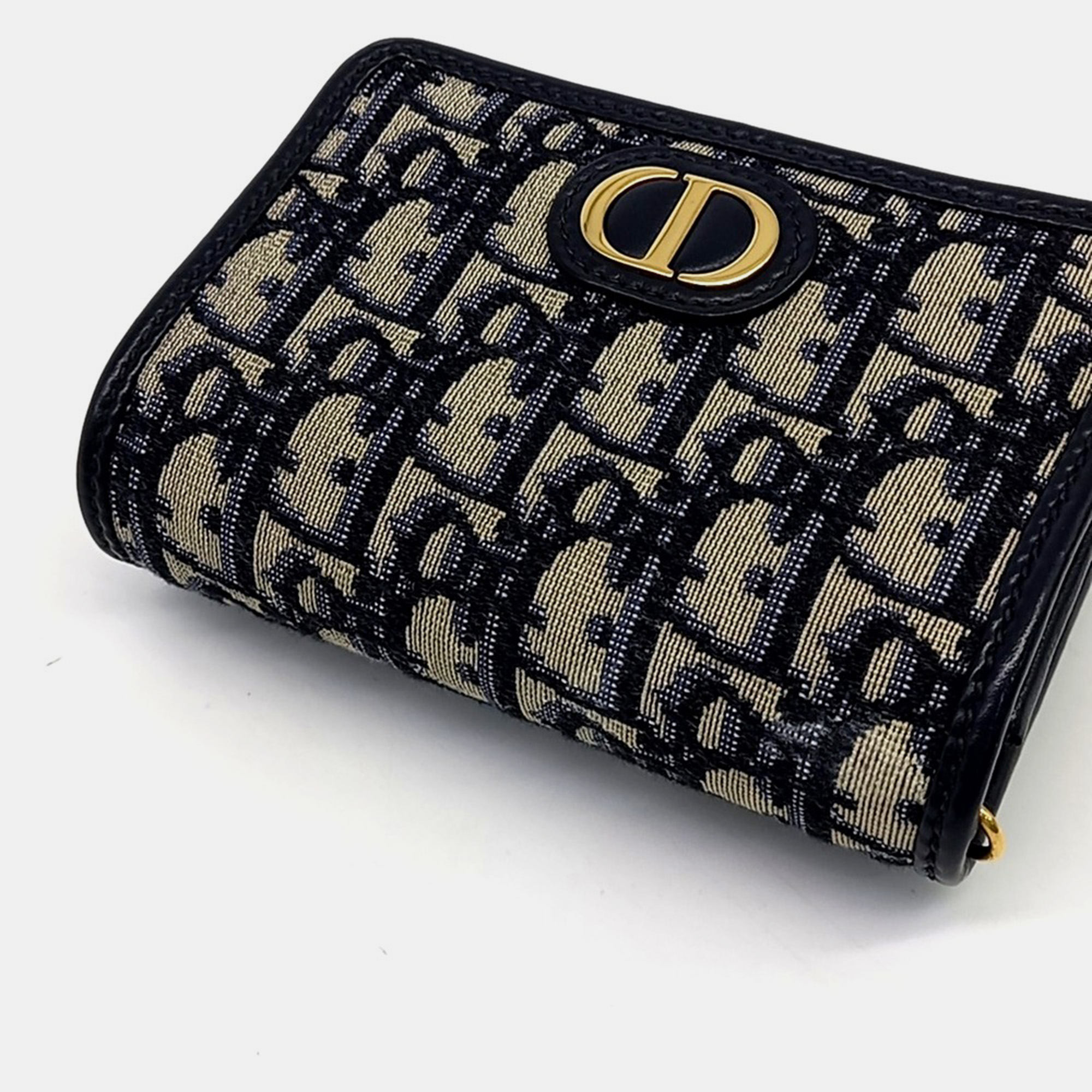 Dior Navy Blue Fabric Montaine Nano Crossbody Bag 