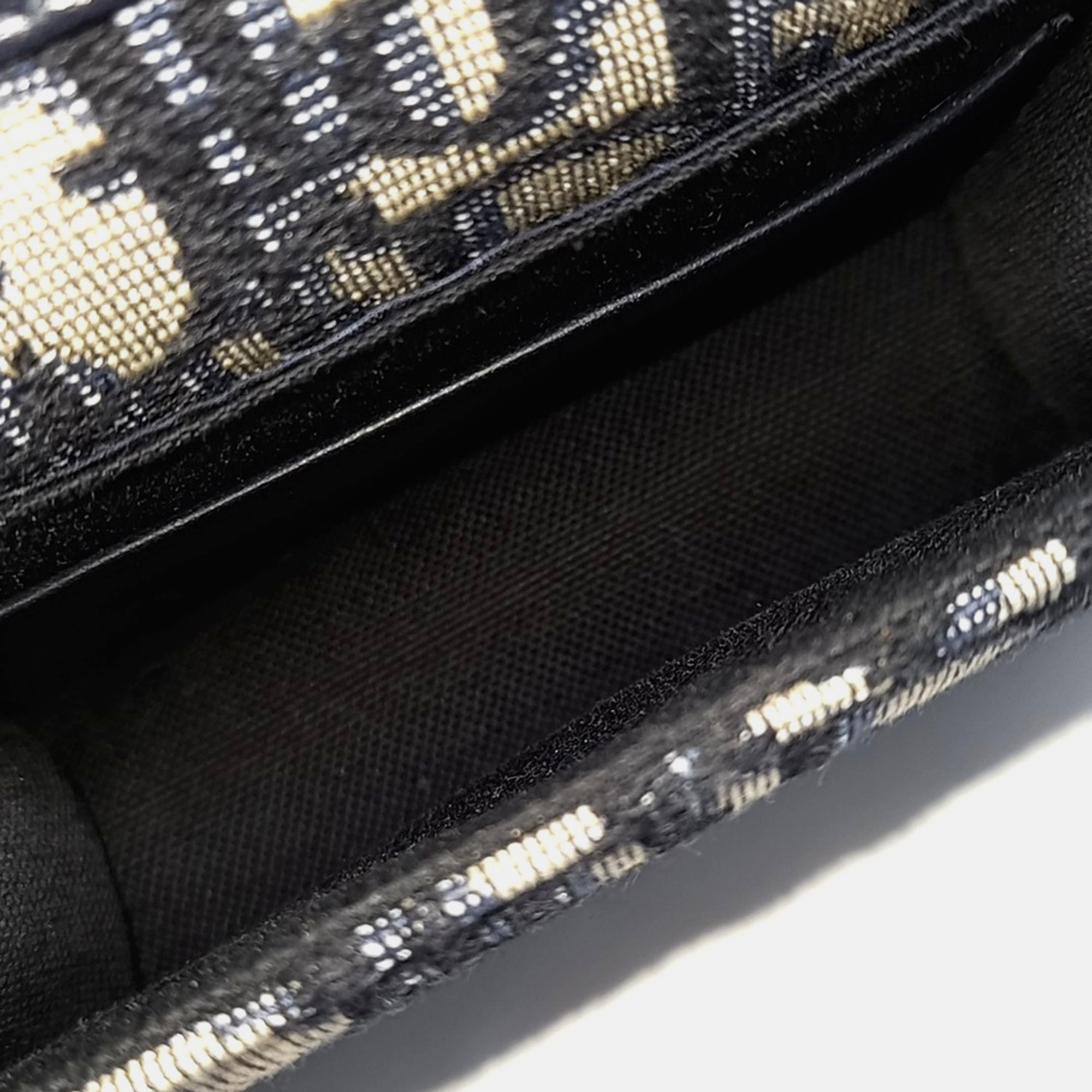Dior Navy Blue Fabric Montaine Nano Crossbody Bag 