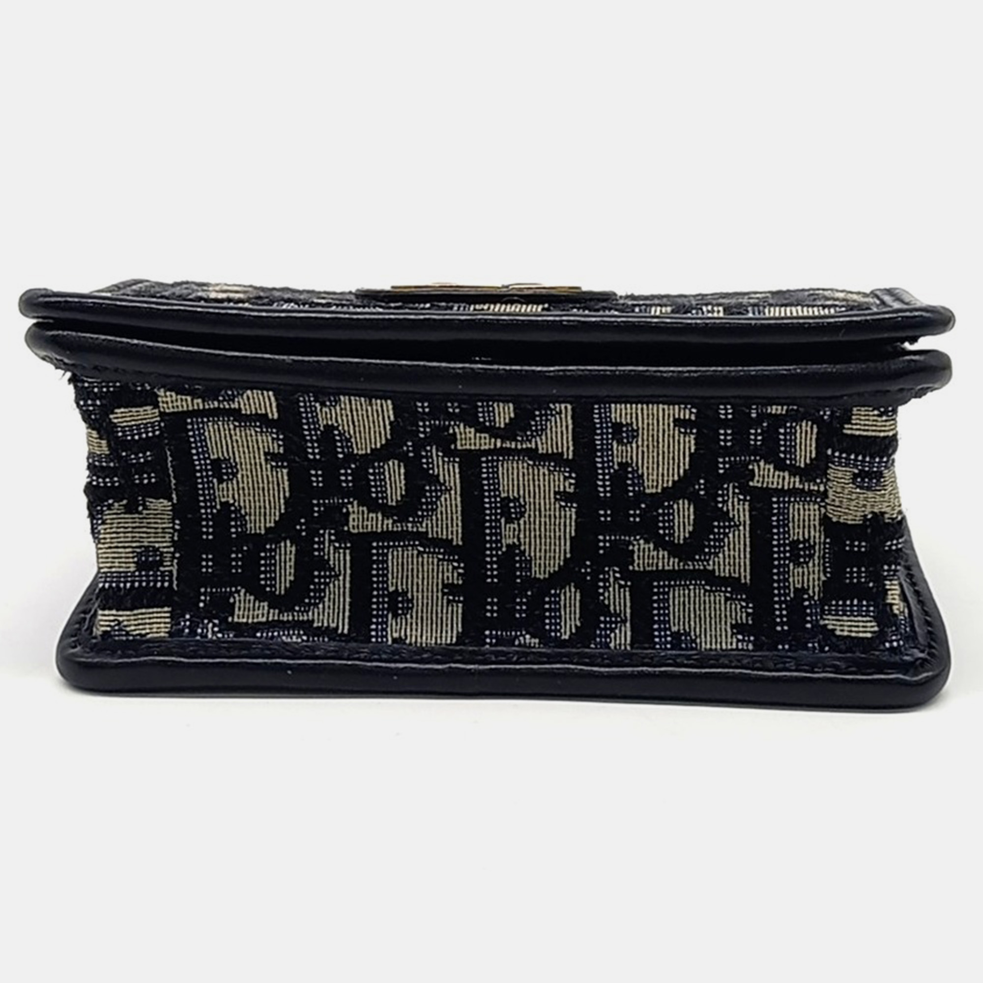 Dior Navy Blue Fabric Montaine Nano Crossbody Bag 