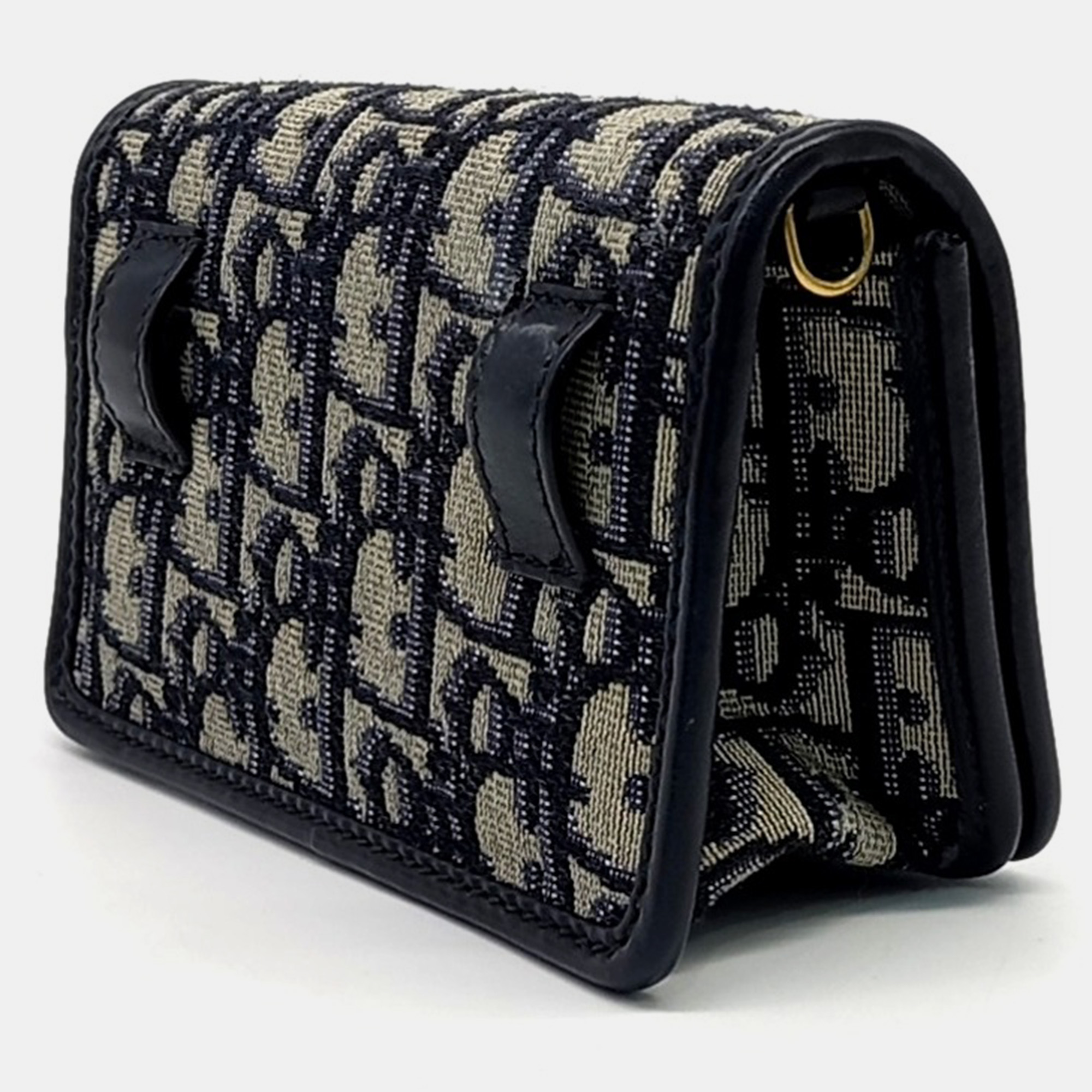 Dior Navy Blue Fabric Montaine Nano Crossbody Bag 
