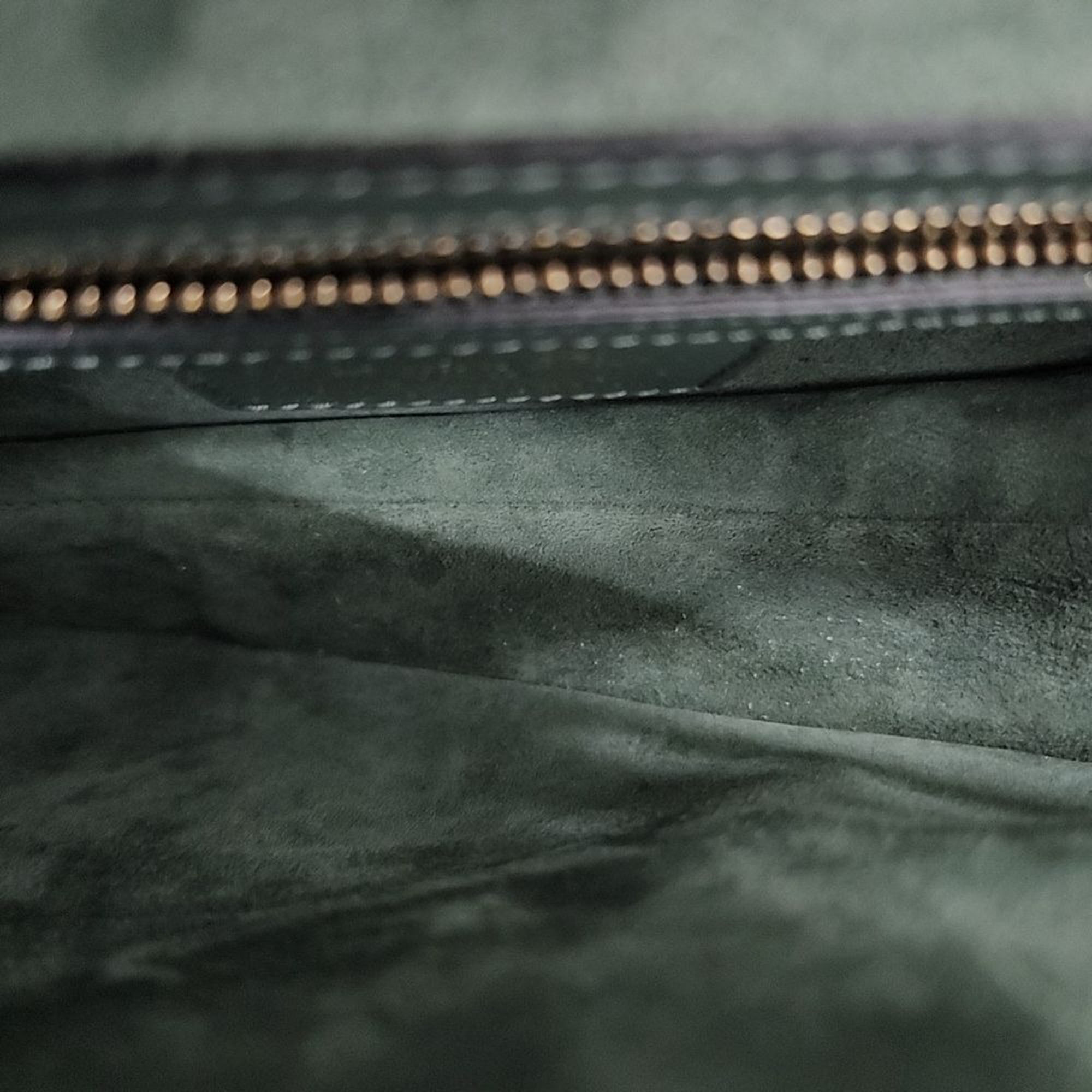 Dior Green Leather Saddle bag 