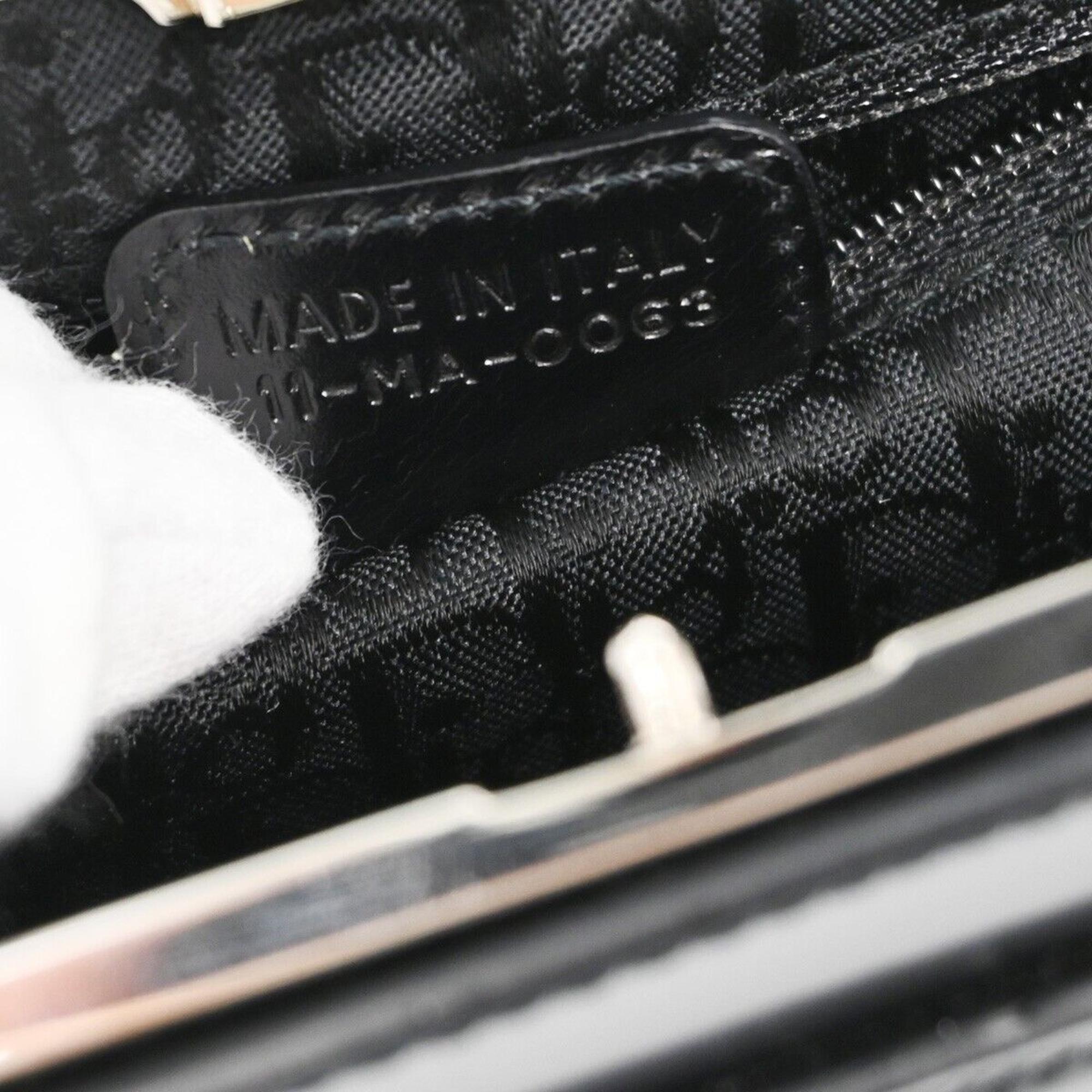Dior Black Patent Leather Medium Handbag 