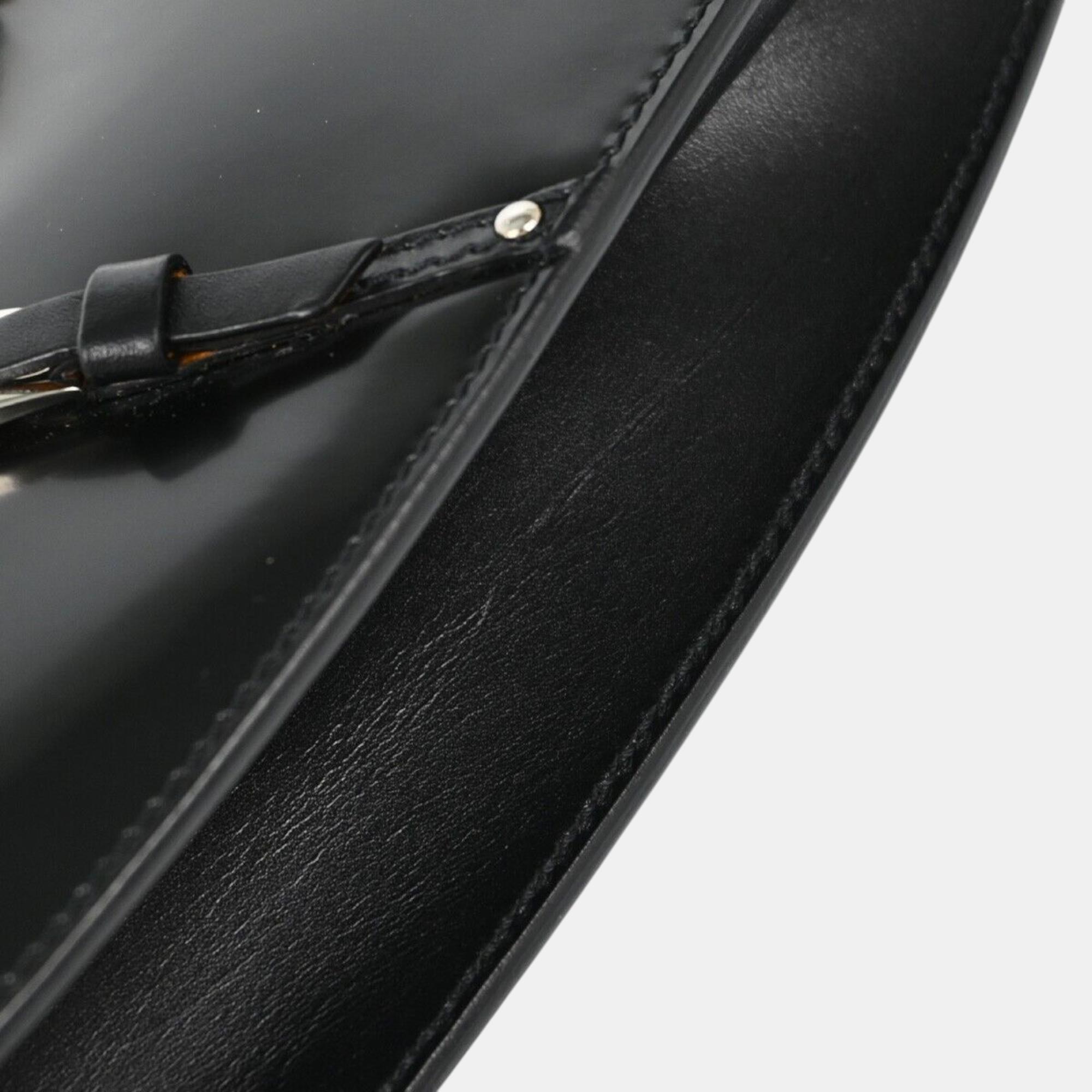 Dior Black Patent Leather Medium Handbag 