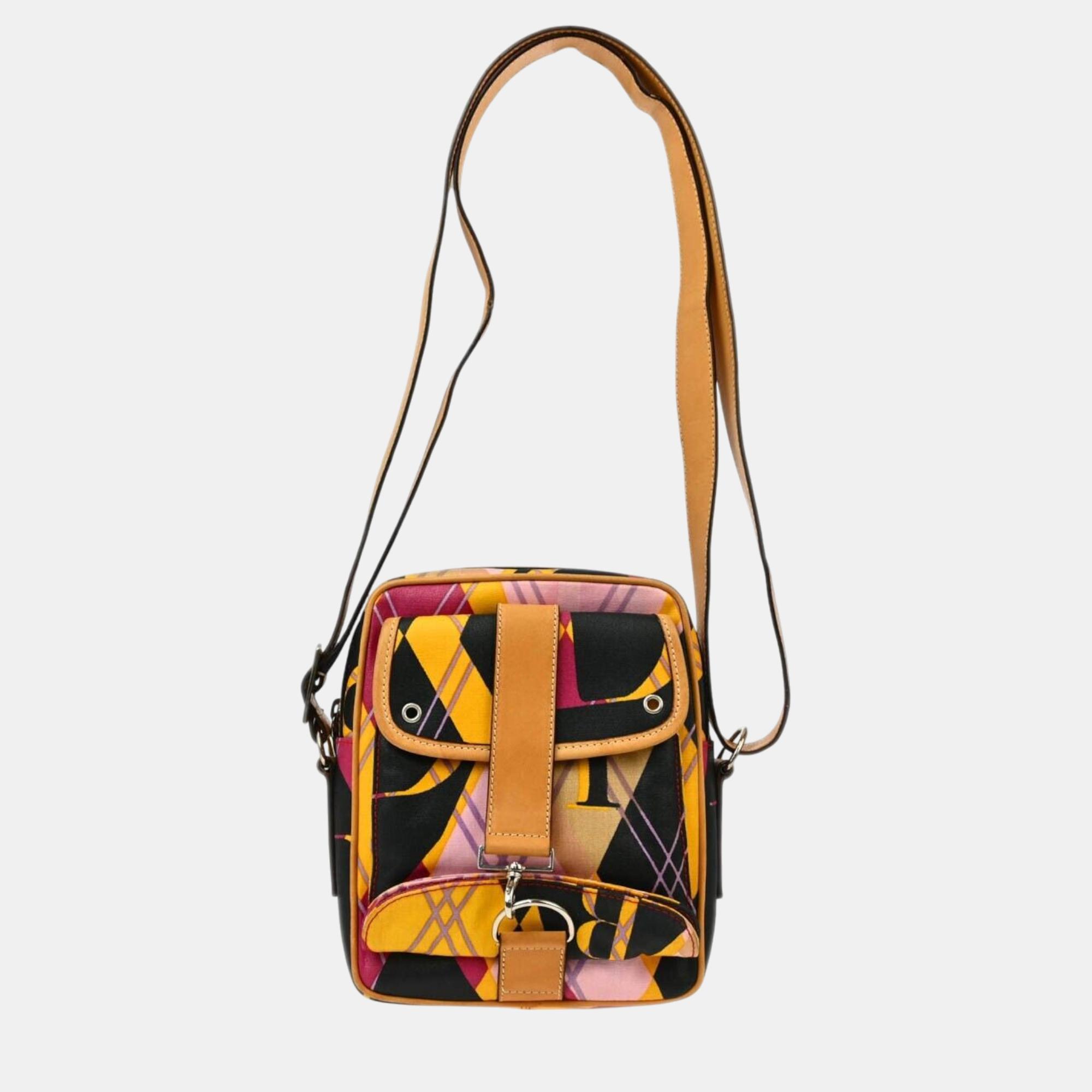 

Dior Multicolor Argyle Check Shoulder Bag