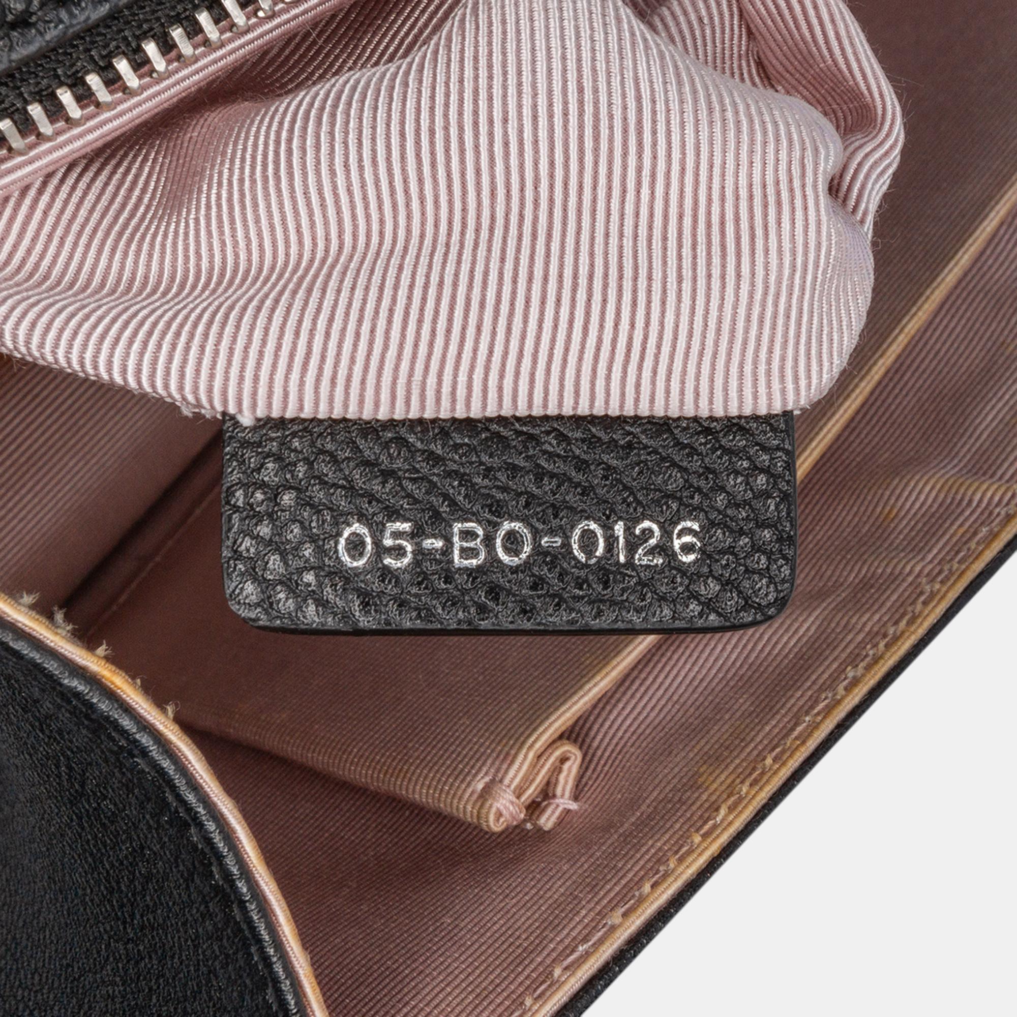 Dior Black Medium Calfskin Diorama Flap 