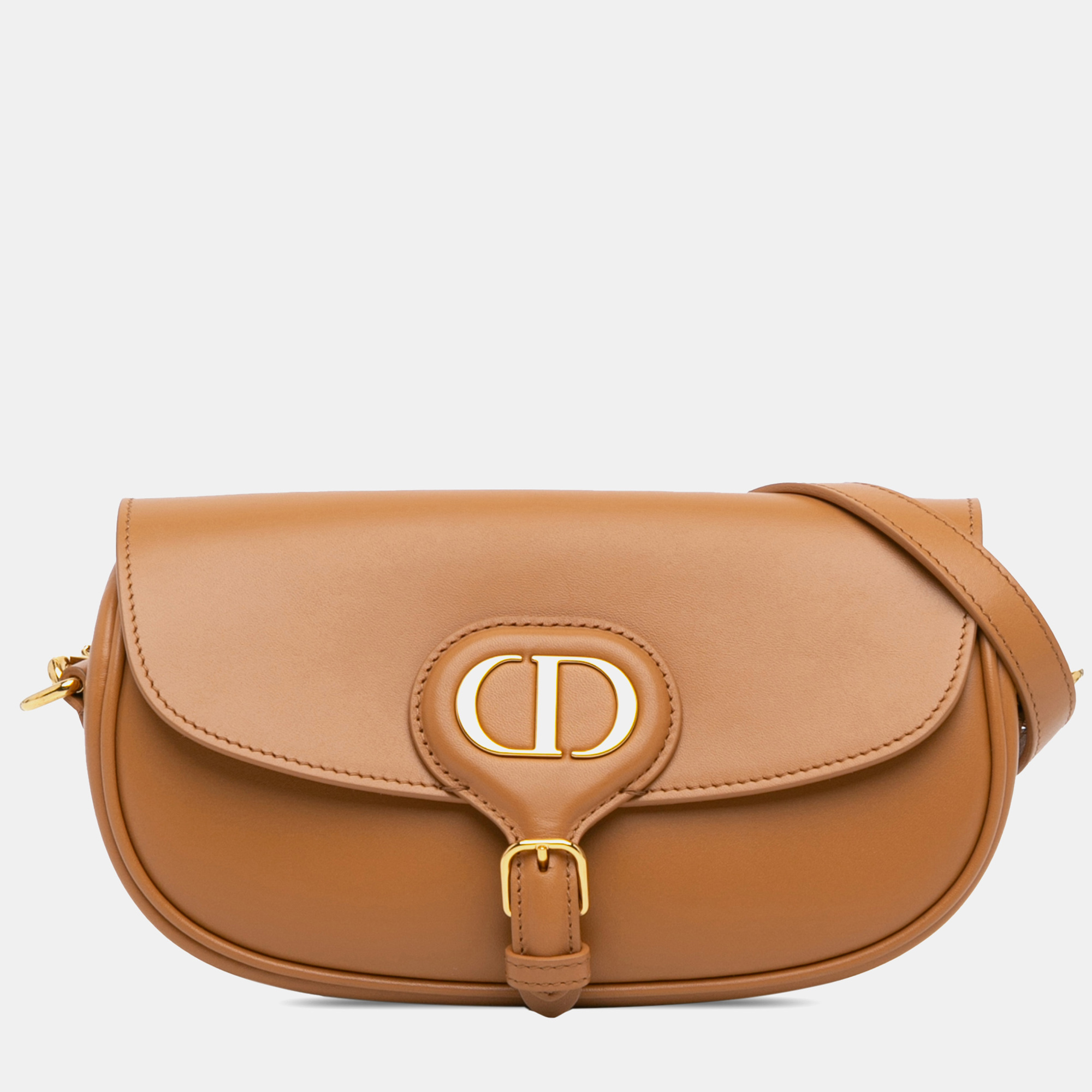 

Dior Brown Leather East West Bobby Bag