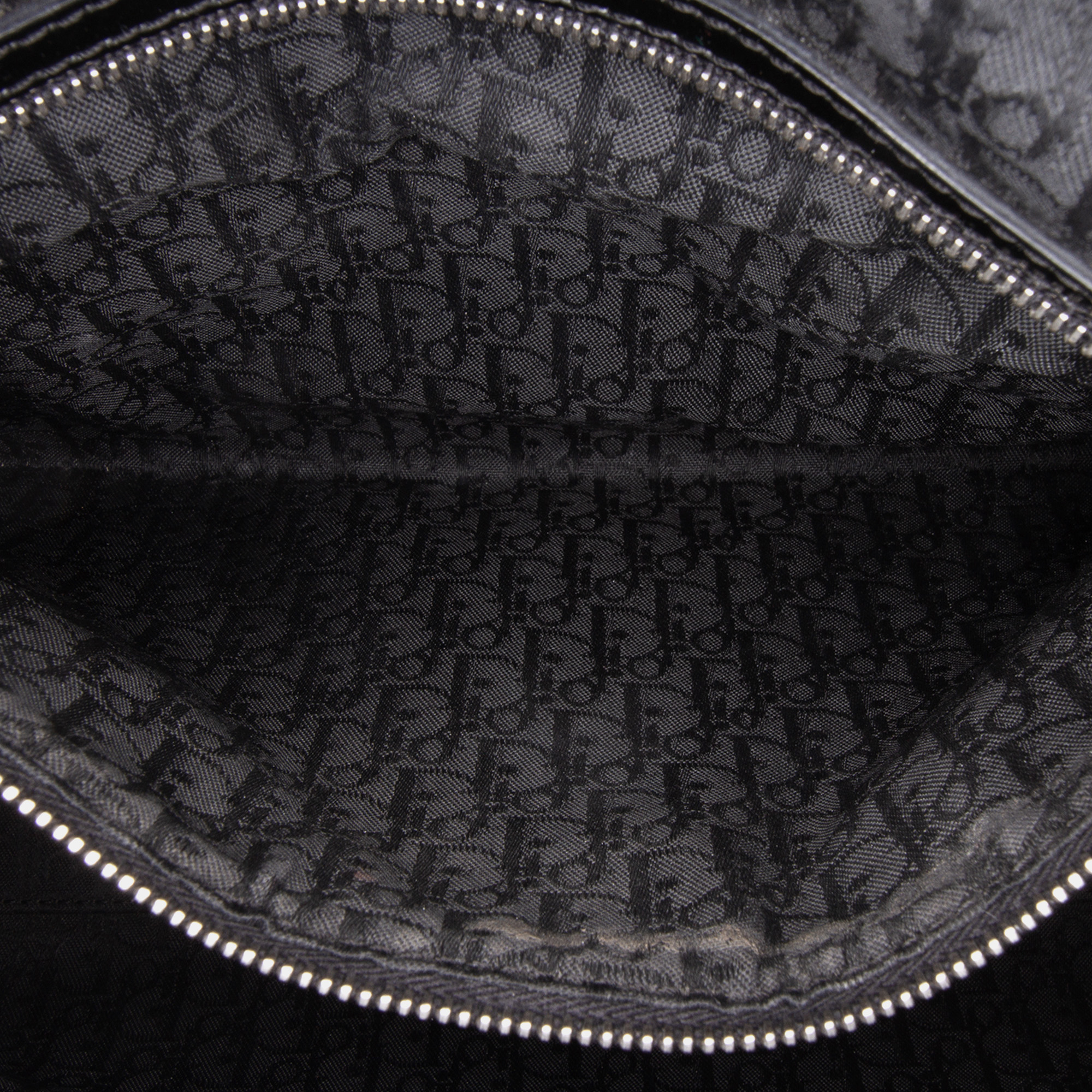 Dior Black Large Patent Cannage Lady Dior Bag 