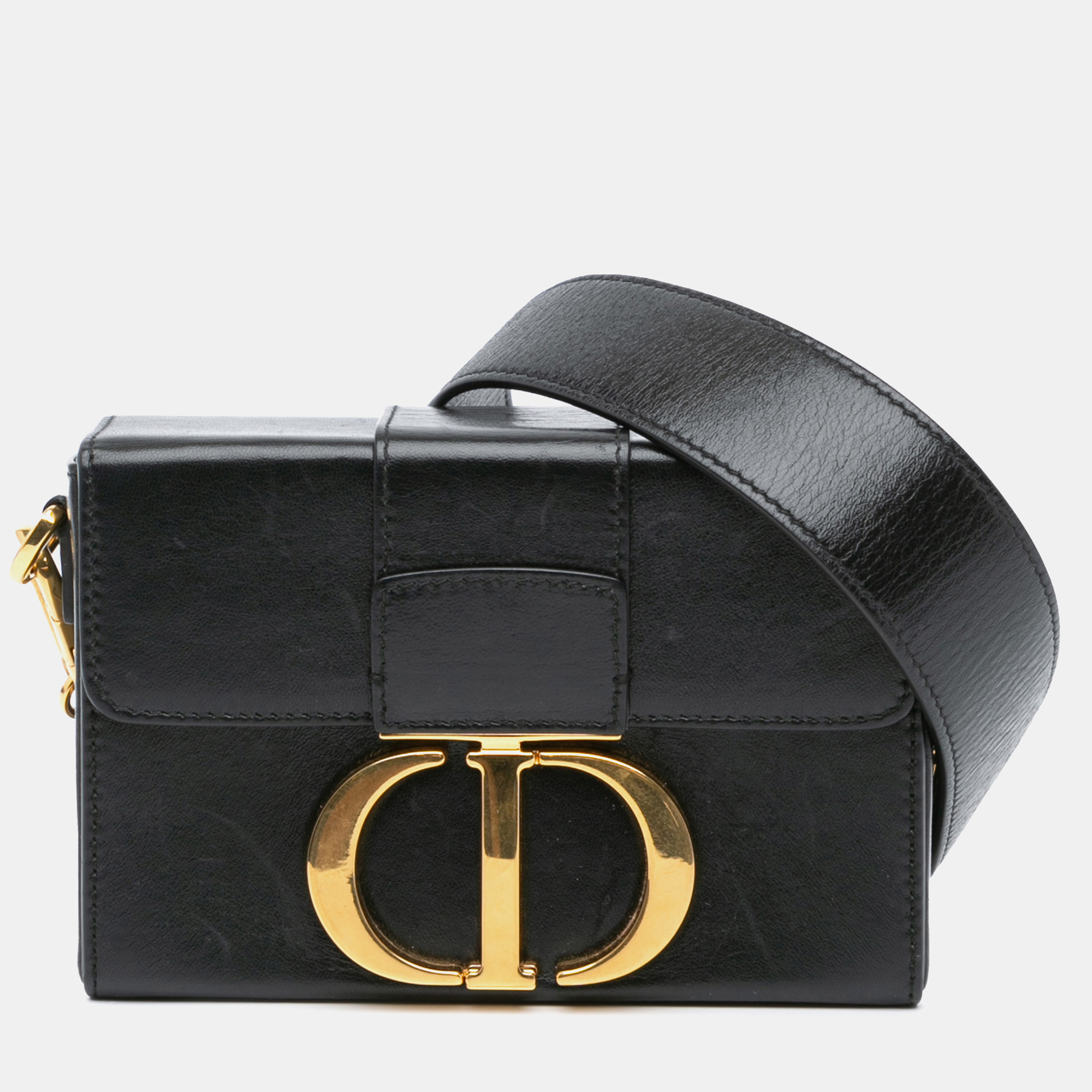 

Dior Black Box Calfskin 30 Montaigne Box Bag