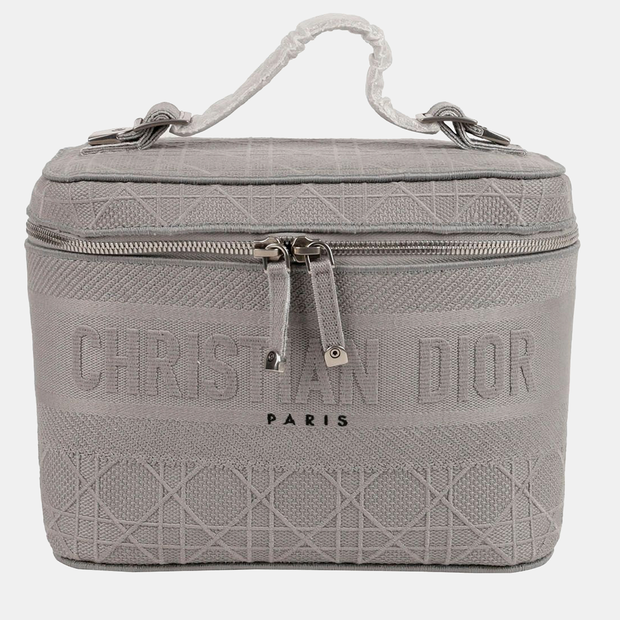 

Dior Travel Vanity Case Tote Bag, Grey