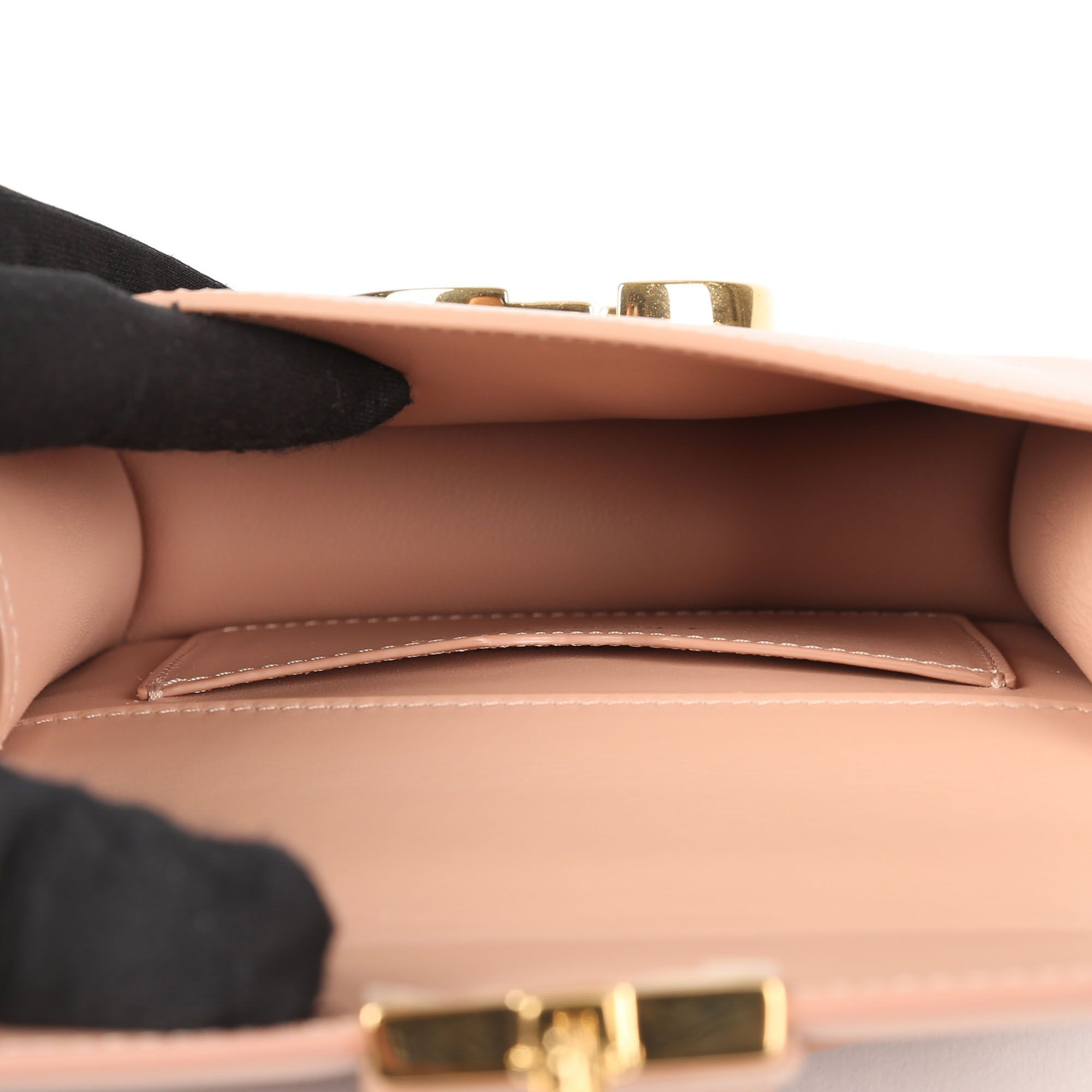 Dior Micro Rose Beige Caprether Montaine 30 Shoulder And Cross Bag 