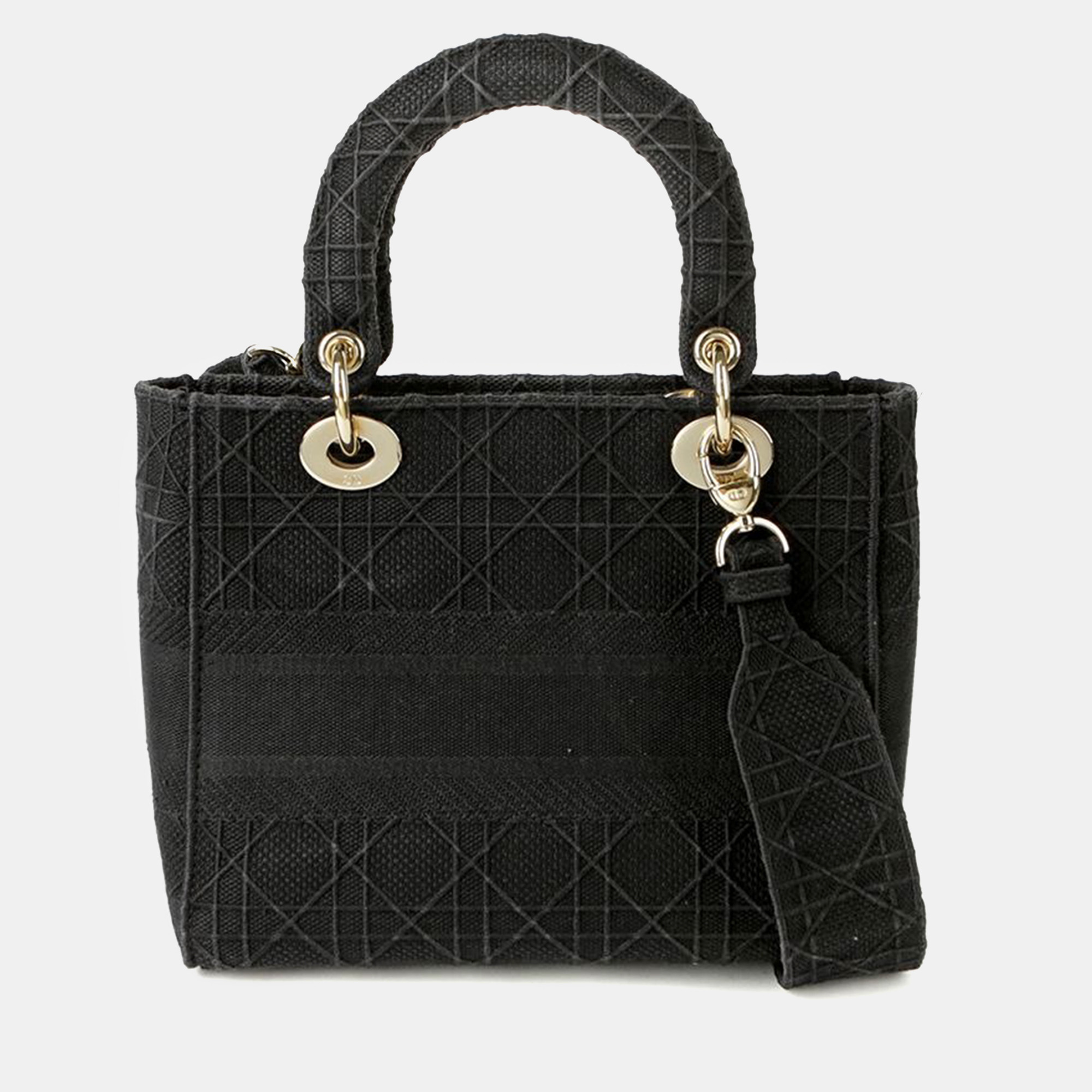 Dior Lady D-LITE Medium Tote And Shoulder Bag 