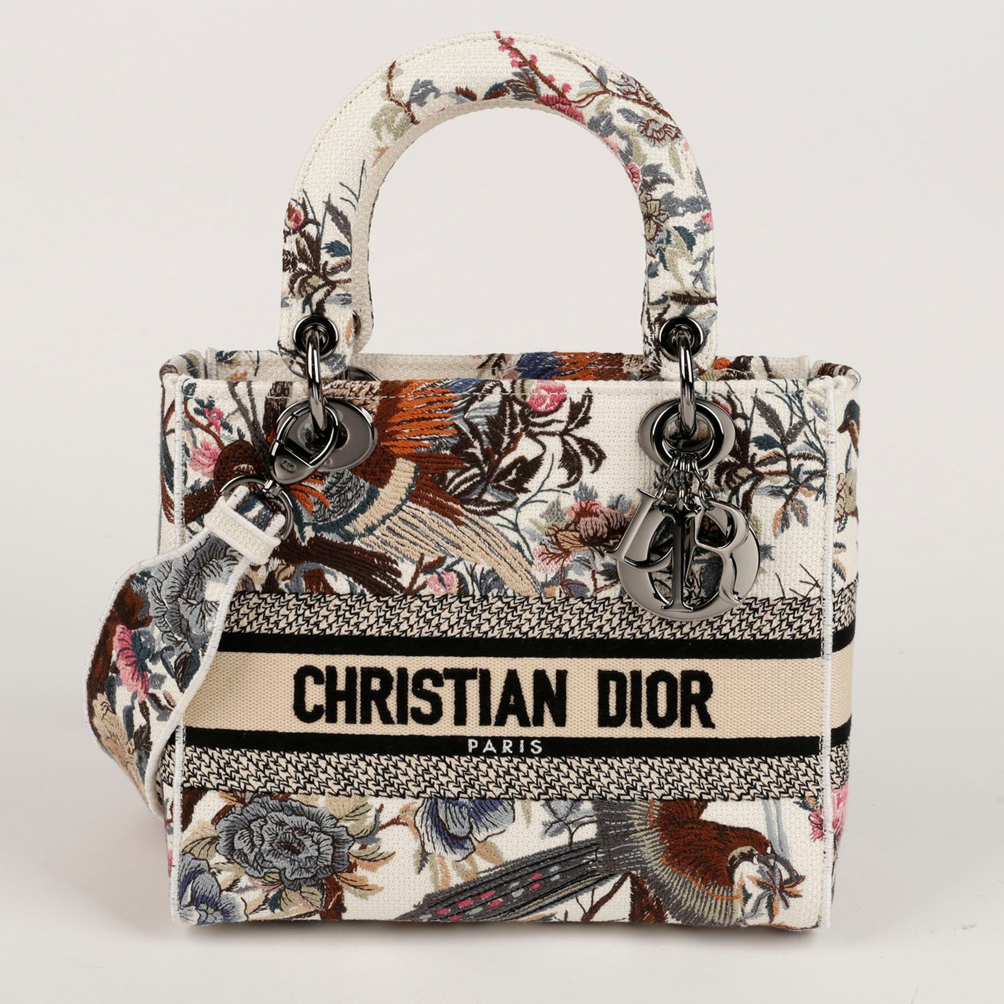 

Dior Medium Dior Lady D-LITE Tote Bag, Multicolor