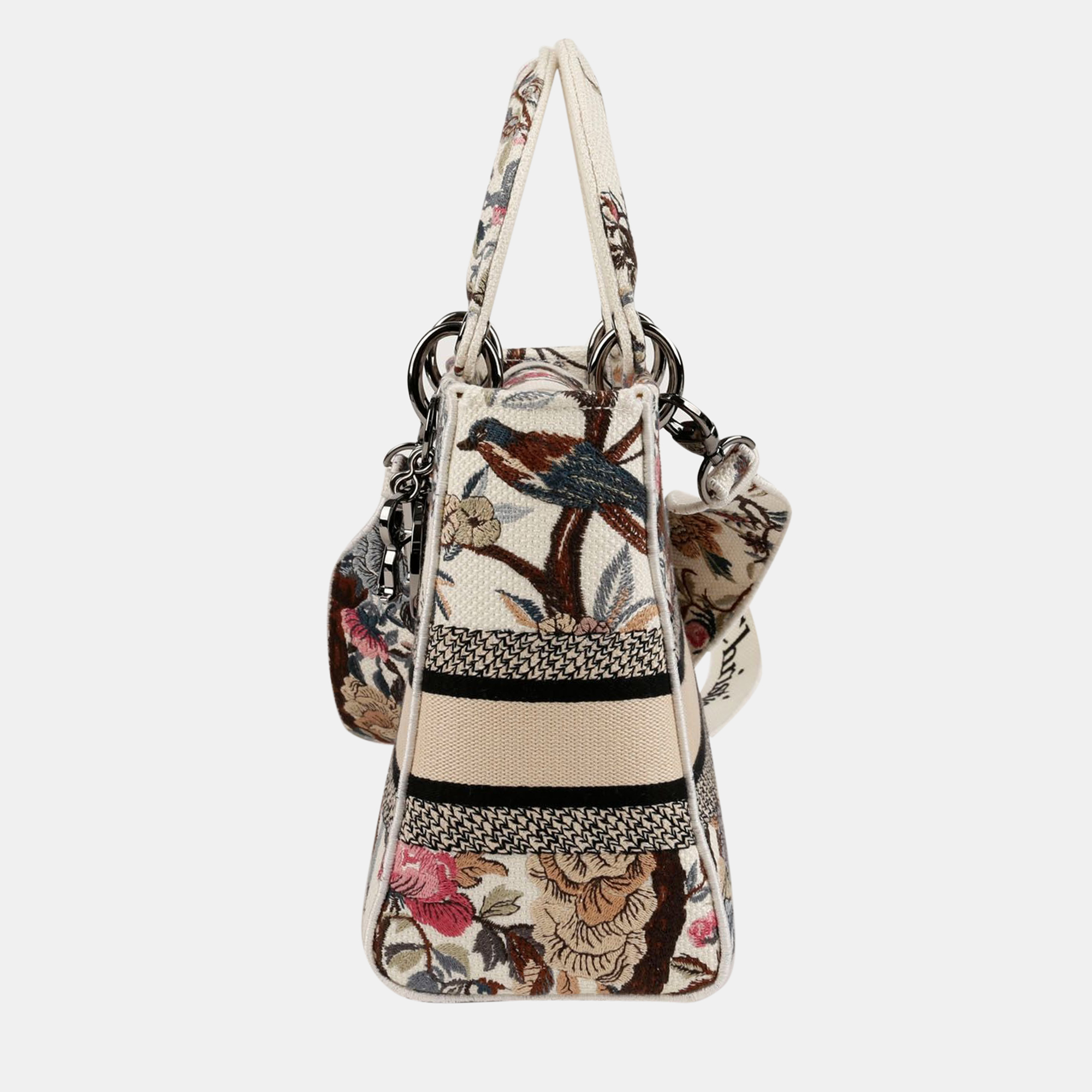Dior Medium Dior Lady D-LITE Tote And Shoulder Bag 