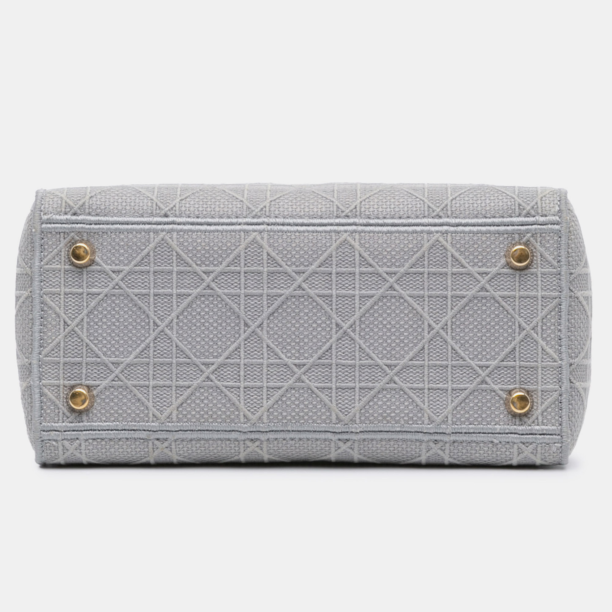 Dior Grey Medium Canvas Cannage Lady D Lite 