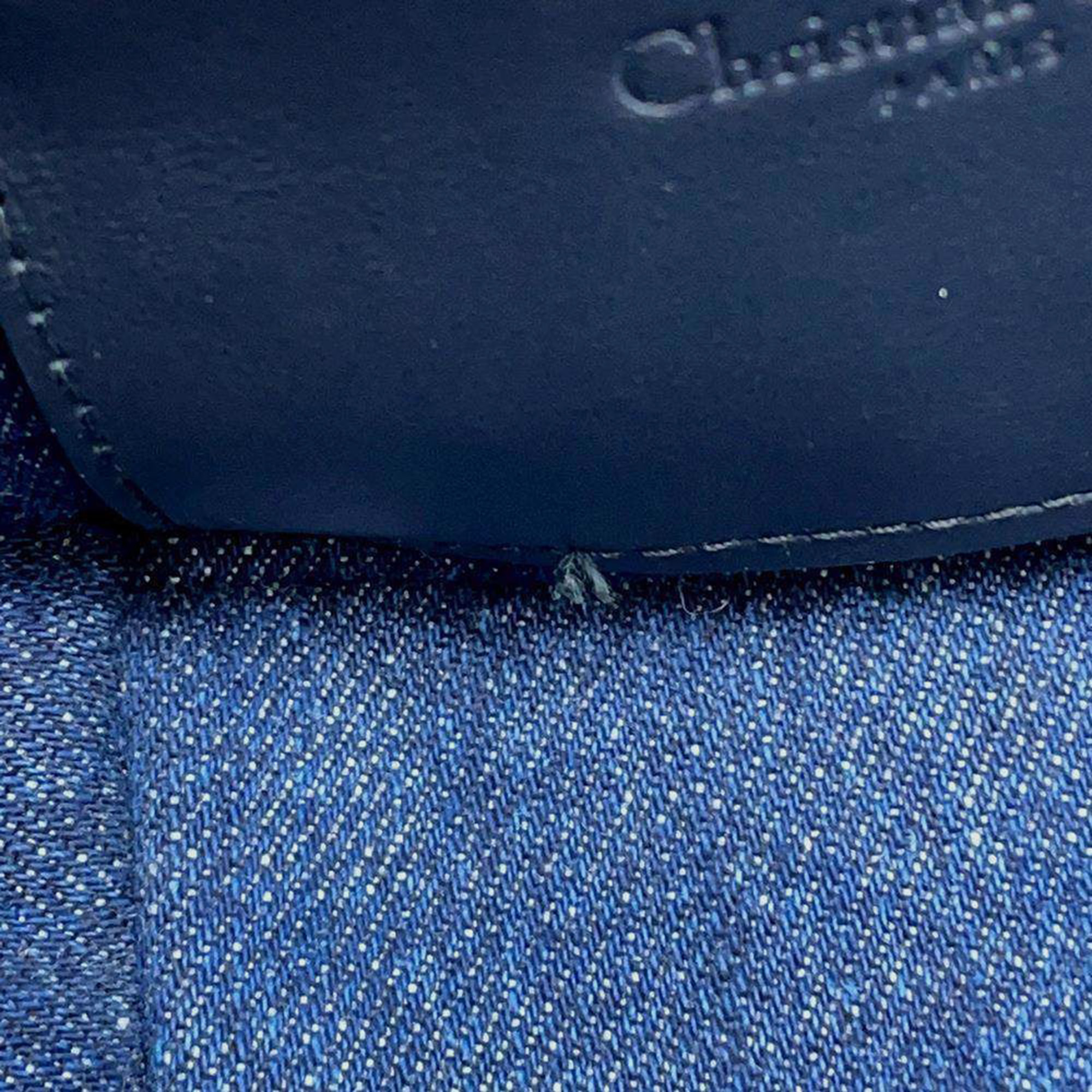 Dior Blue Denim Diorstar Oblique Hobo Bag 