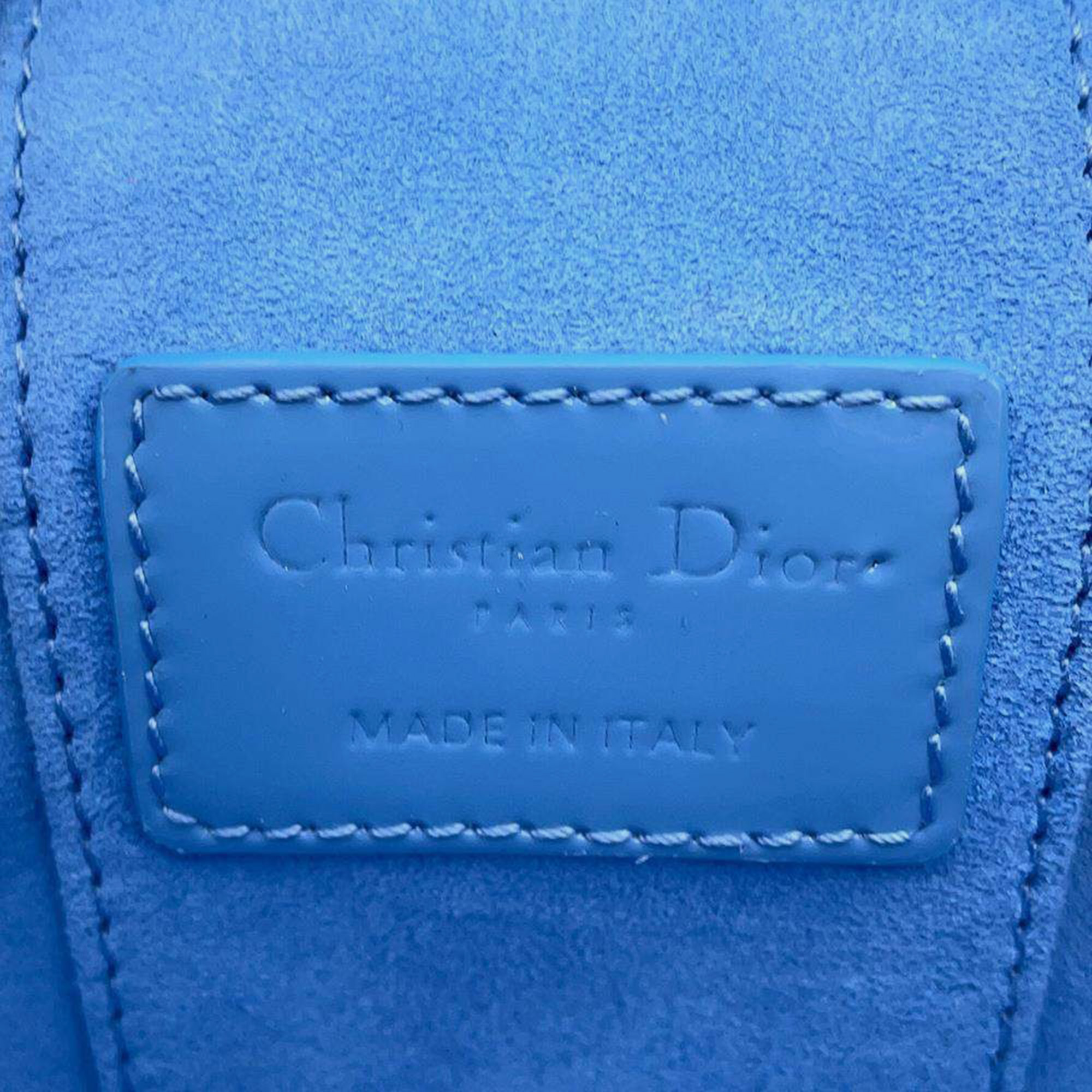 Dior Light Blue Enamel Micro Vanity Bag 