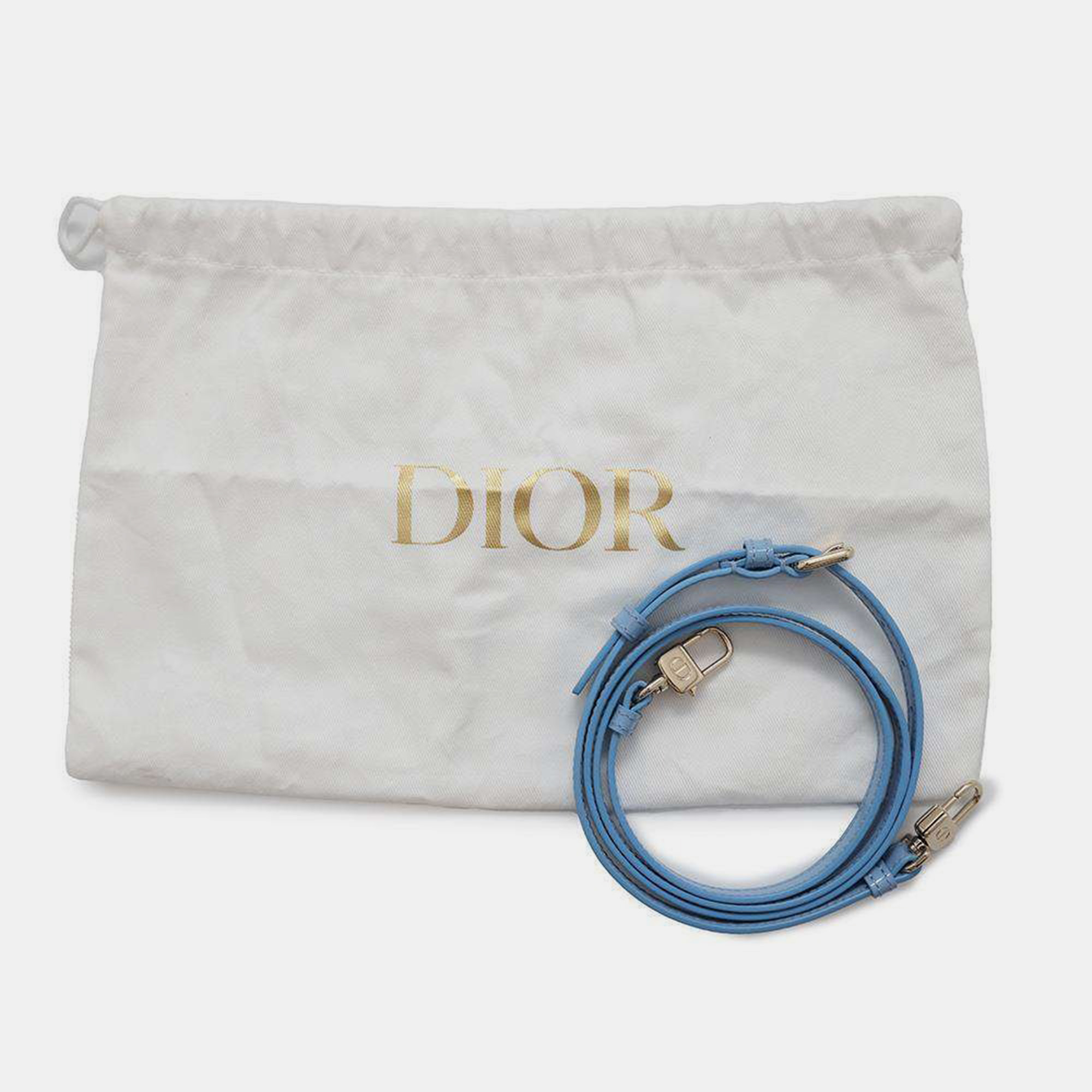 Dior Light Blue Enamel Micro Vanity Bag 