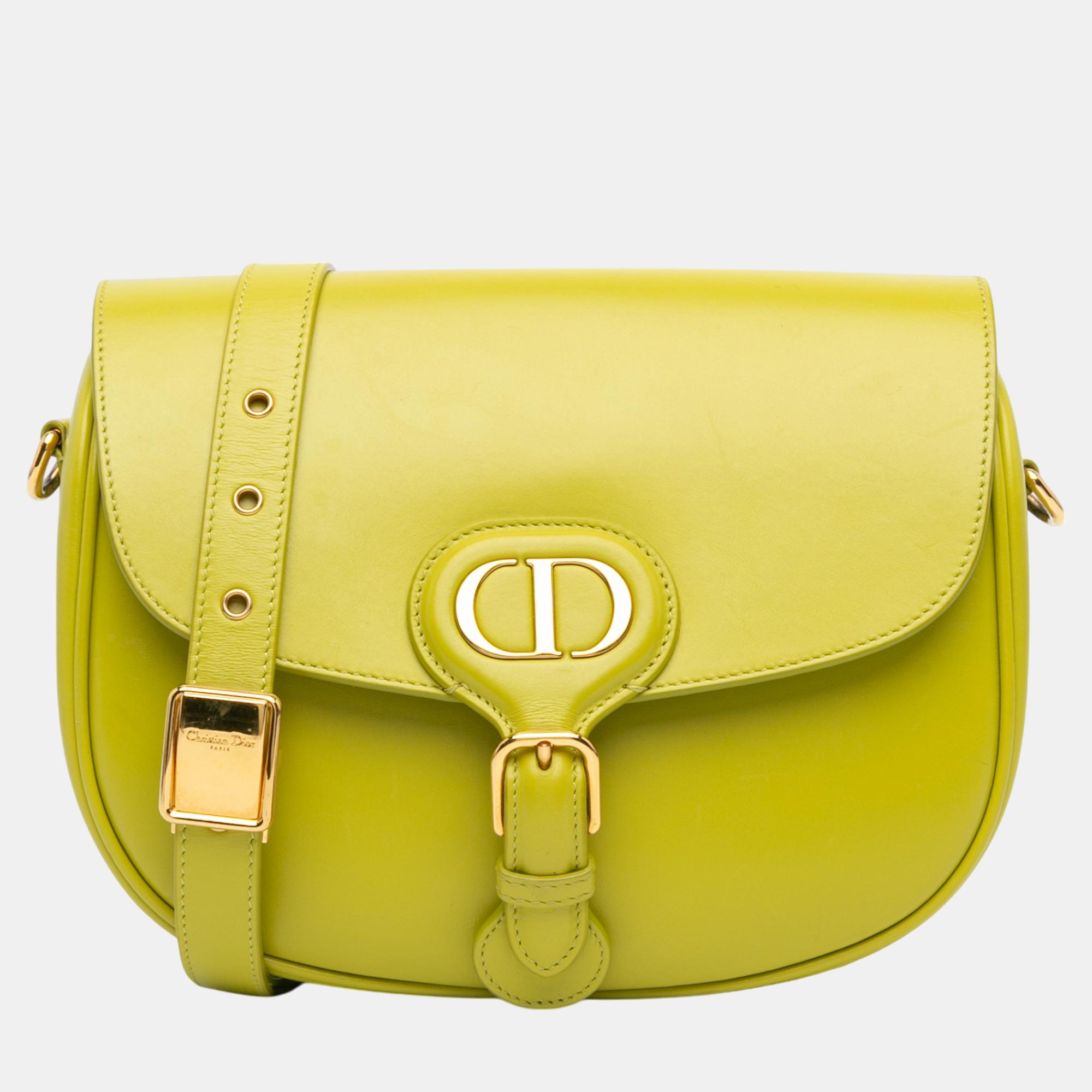 

Dior Green Medium Leather Bobby Crossbody