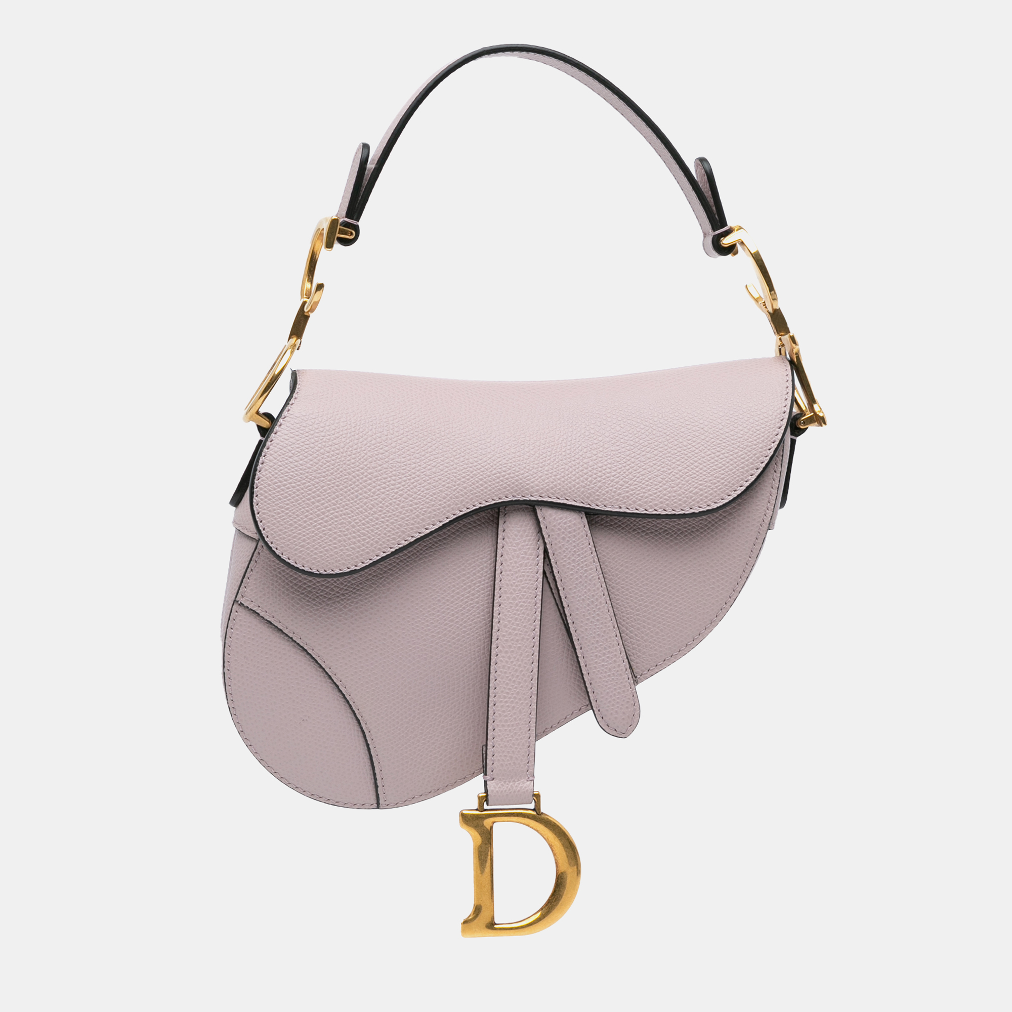 

Dior Purple Mini Leather Saddle