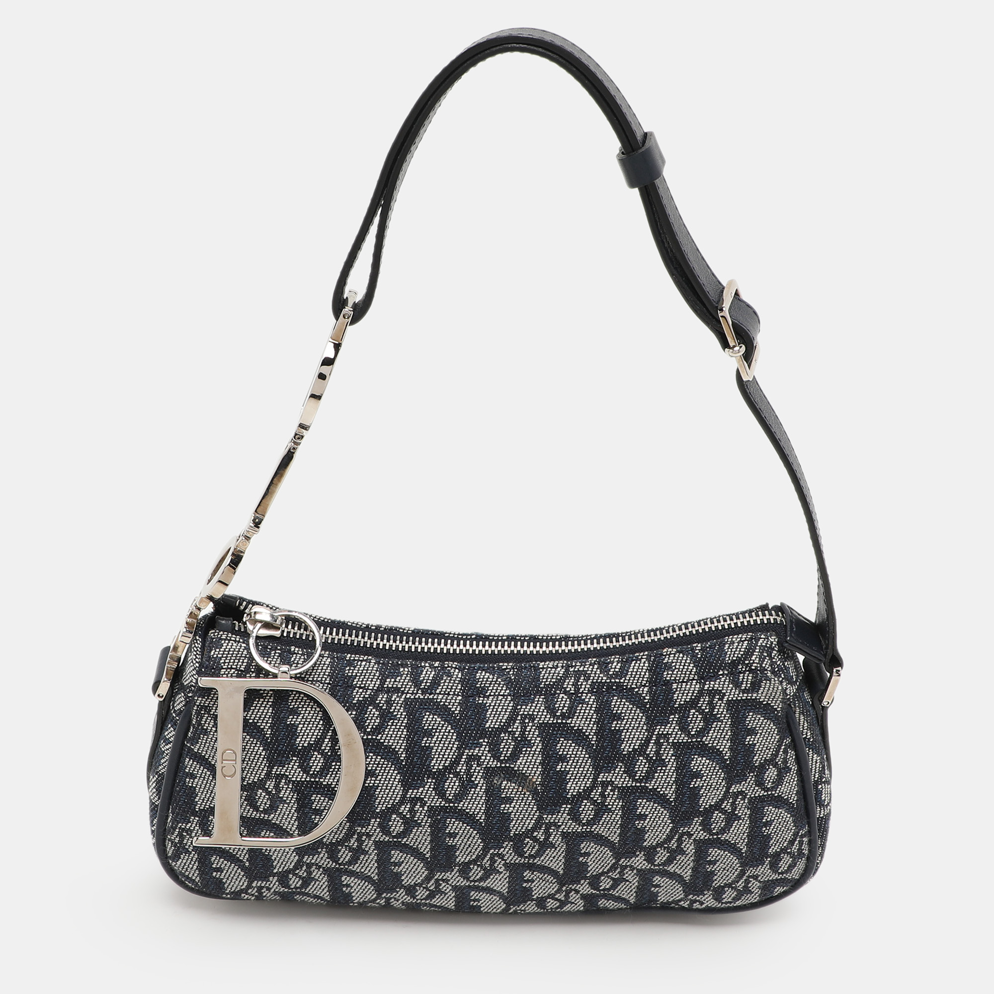 

Dior Blue Oblique Canvas and Leather Diorissimo Shoulder Bag