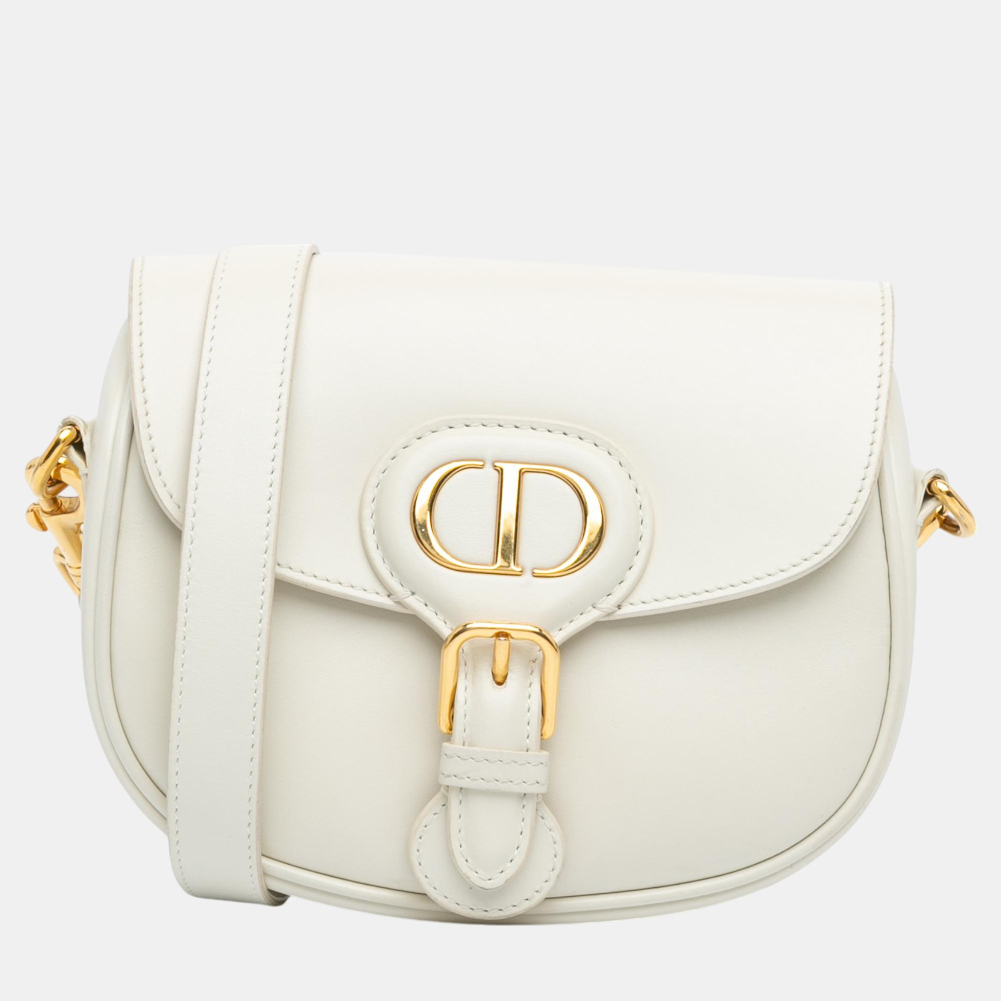 

Dior White Small Leather Bobby Crossbody