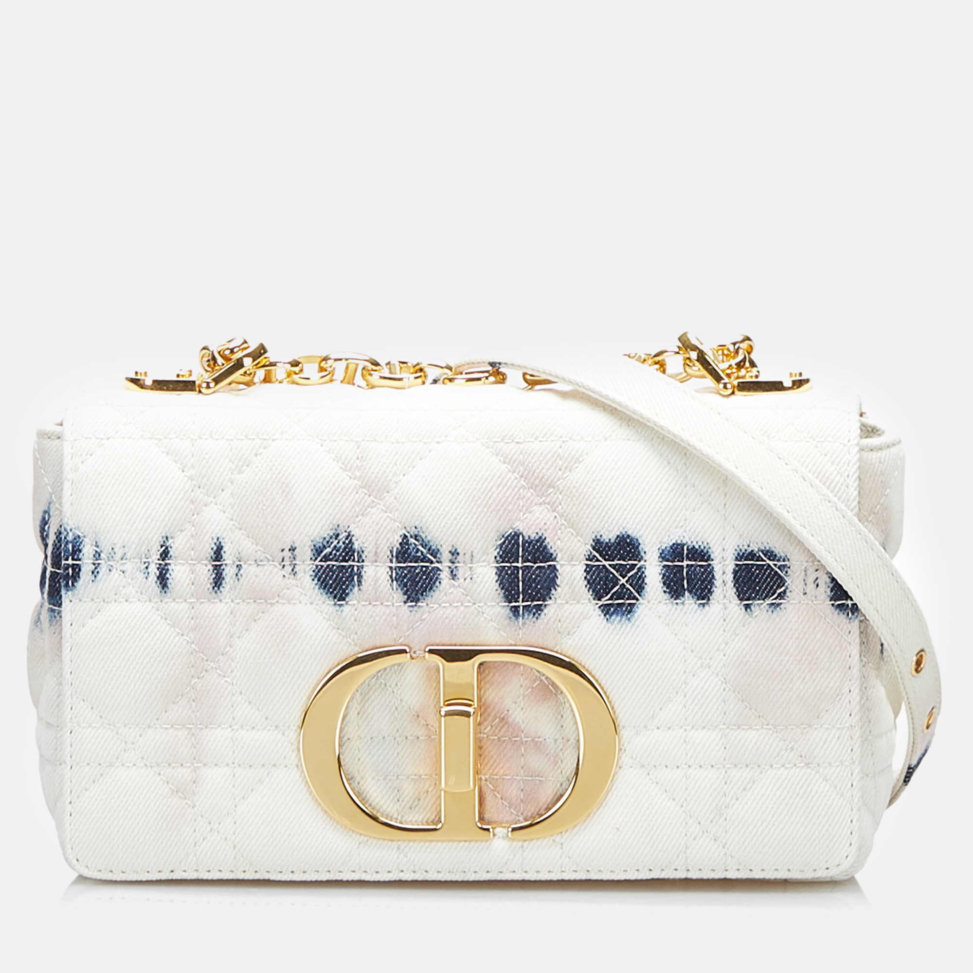 

Dior White Small Tie Dye Denim Caro