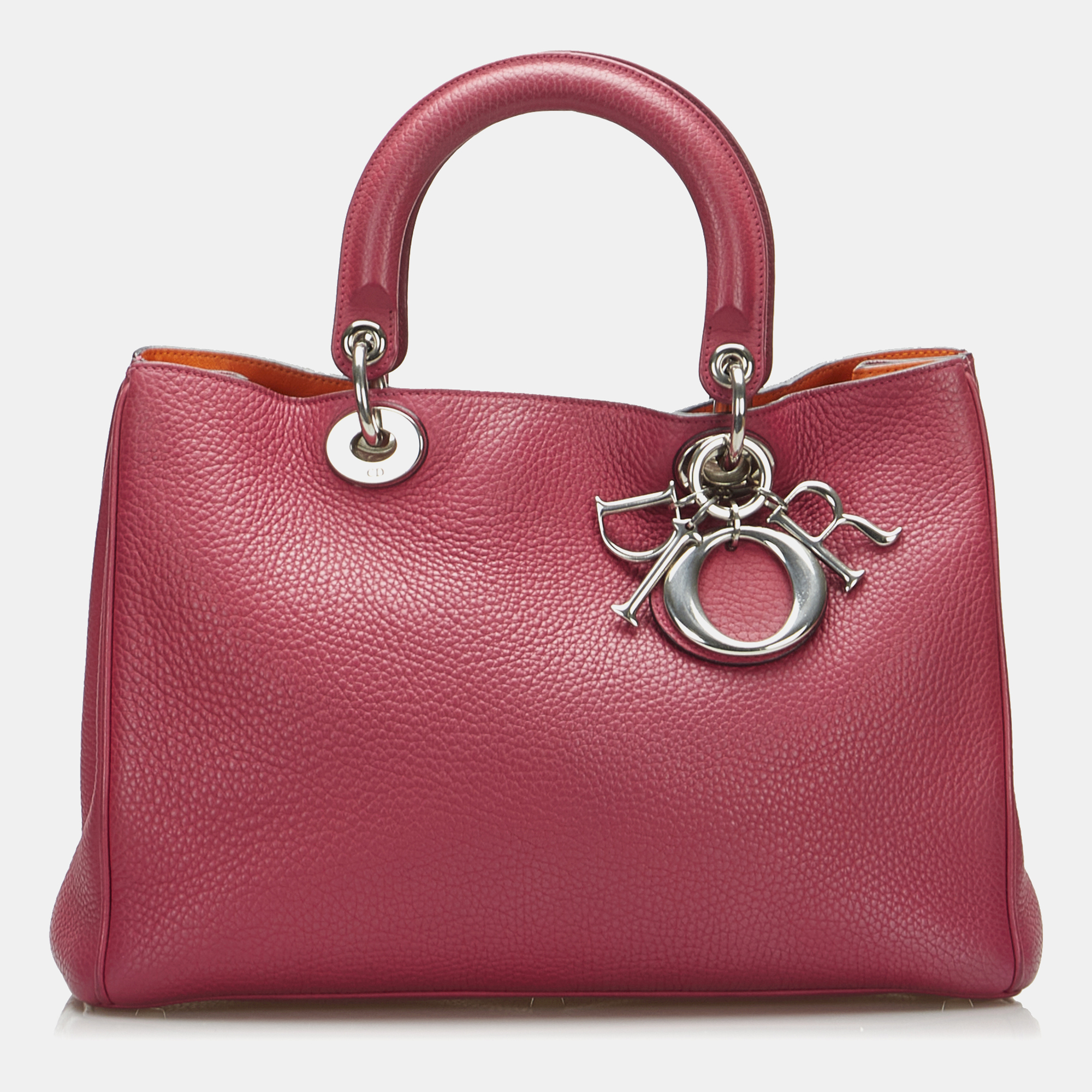 

Dior Pink Medium Calfskin Diorissimo Tote