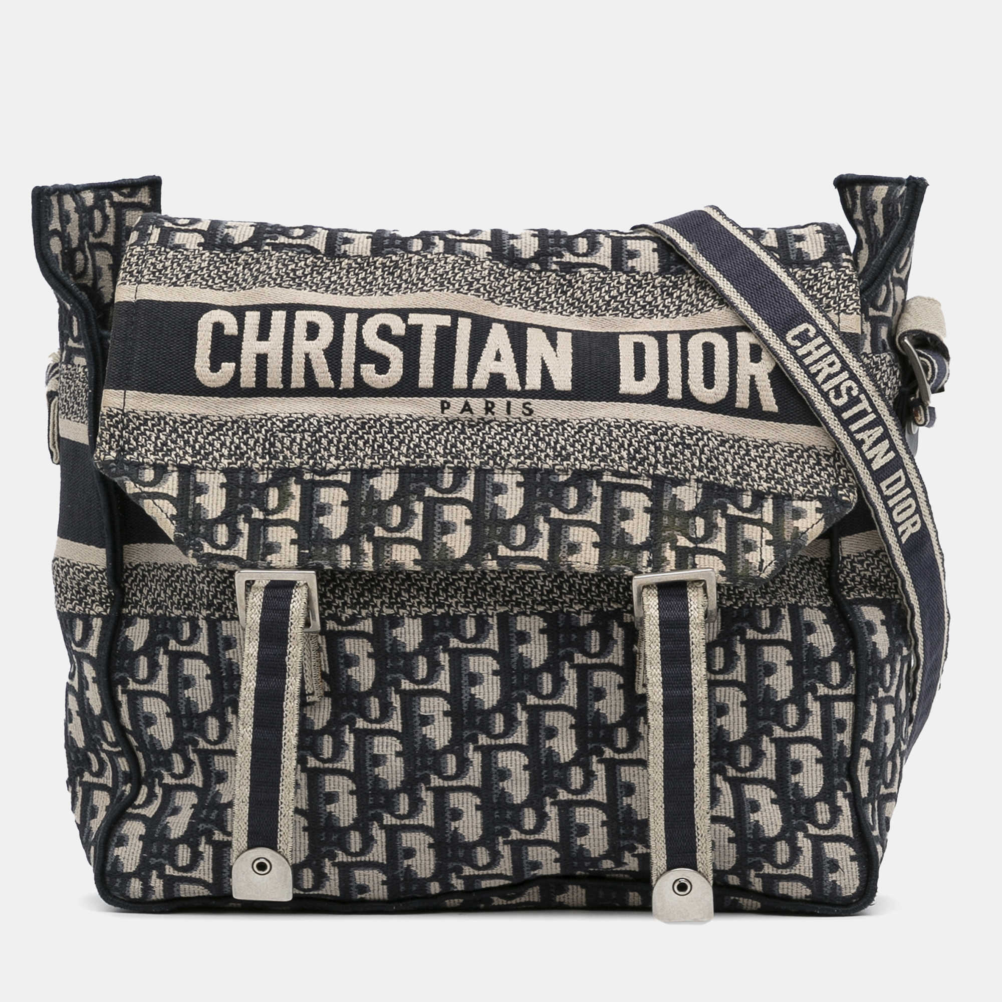 

Dior Navy Blue Oblique Diorcamp